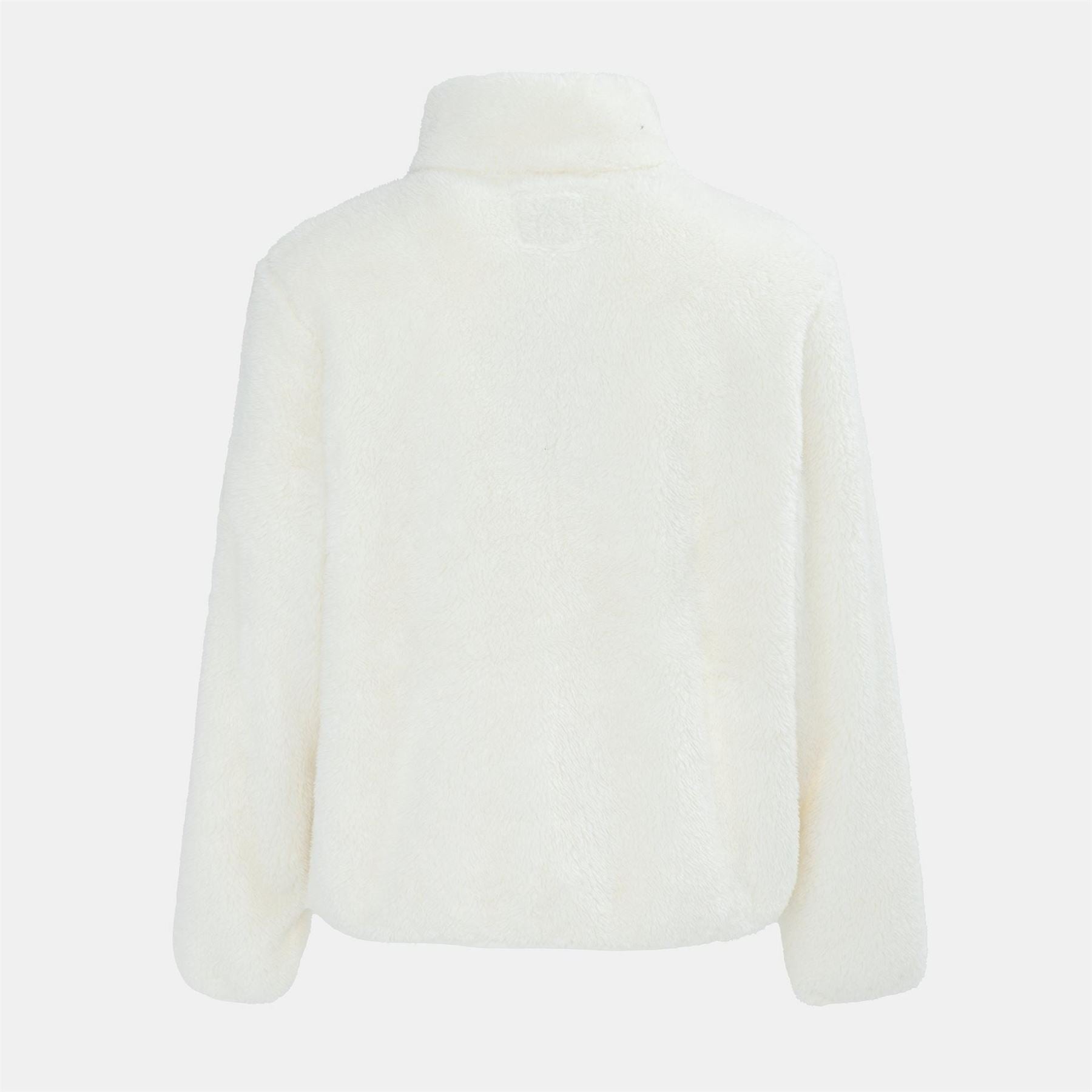SoulCal Full Zipper Solid Patterned Fleece Jacket
