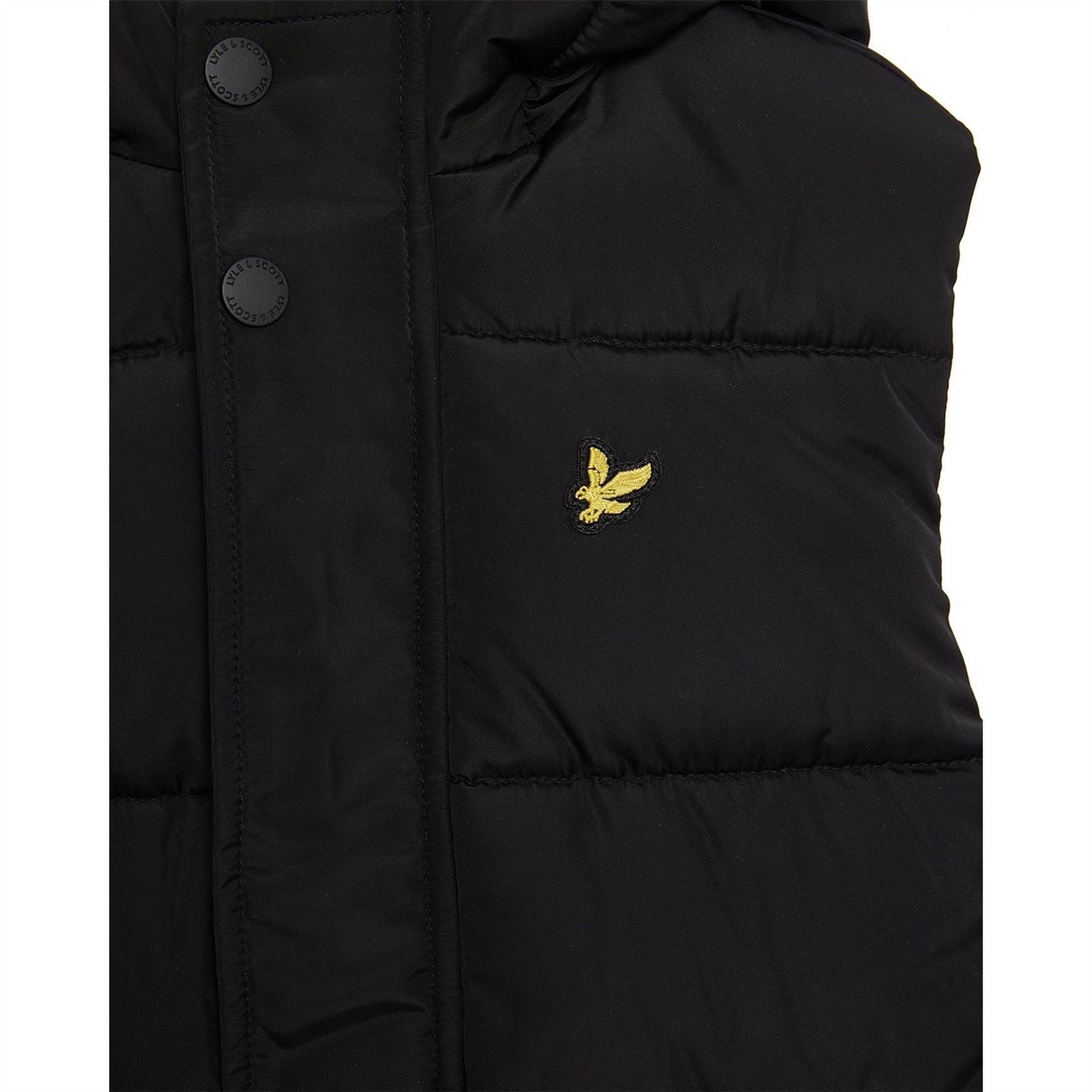 Lyle and Scott Quilted Hooded Short Regular Fit Vest