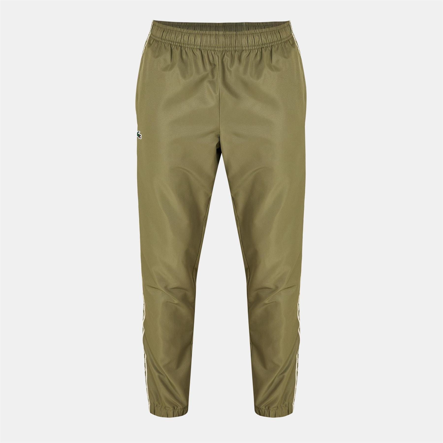 Lacoste Solid Patterned Side Stripes Joggers