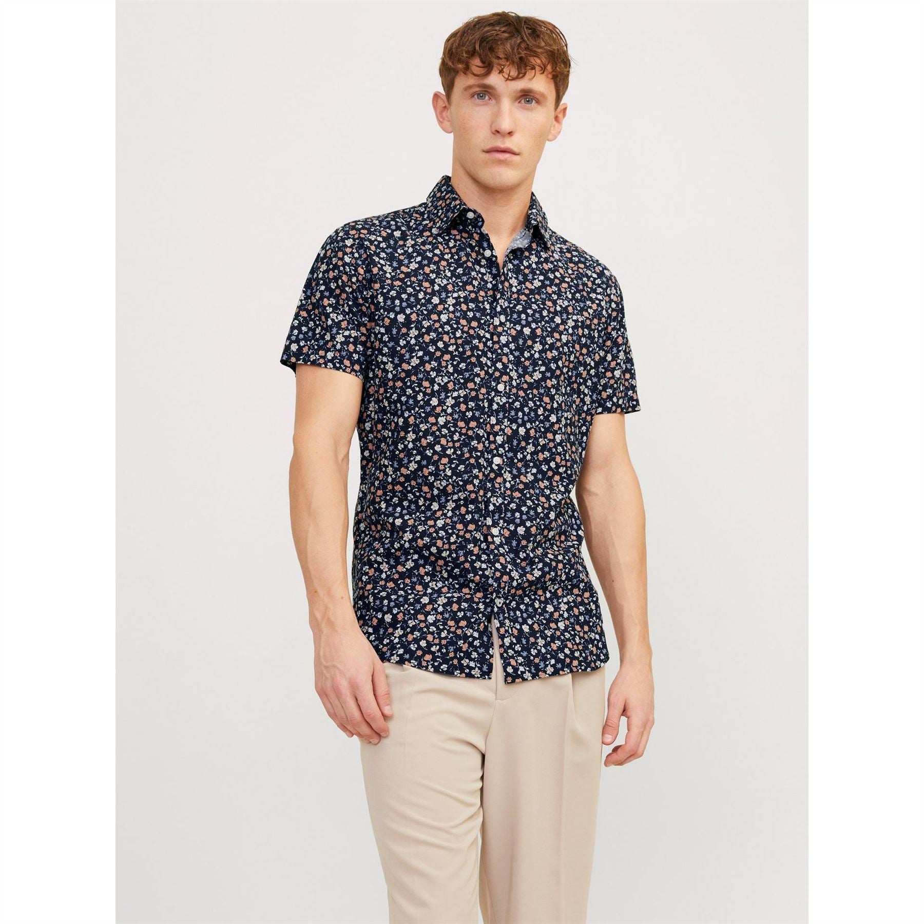 Jack and Jones Regular Fit Short Sleeve Print Shirt