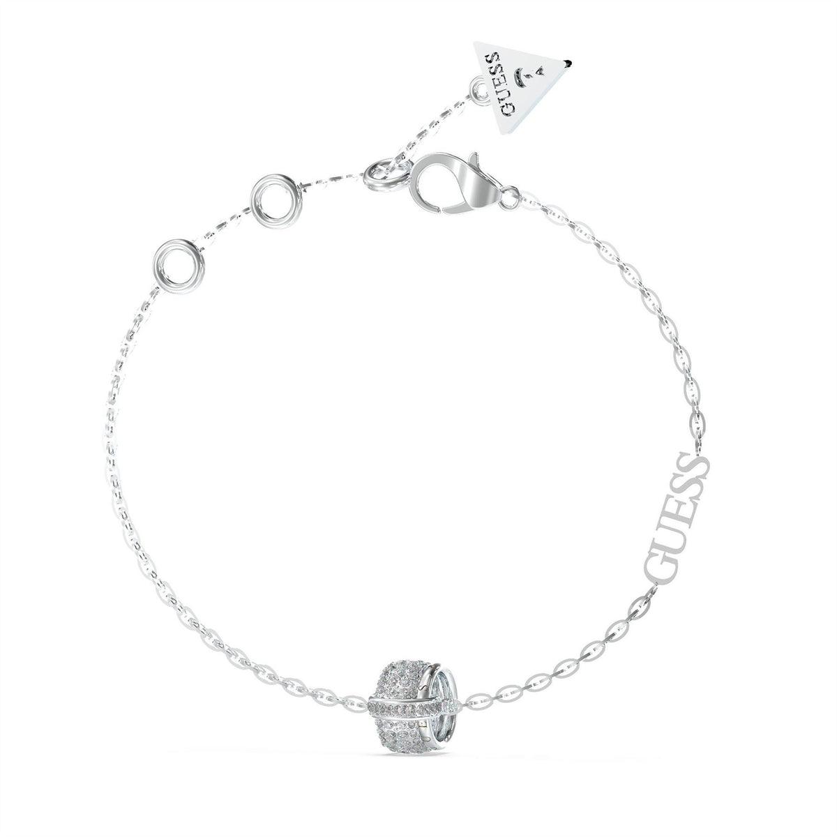Guess Fabulous Me Stainless Steel Charm Bracelet