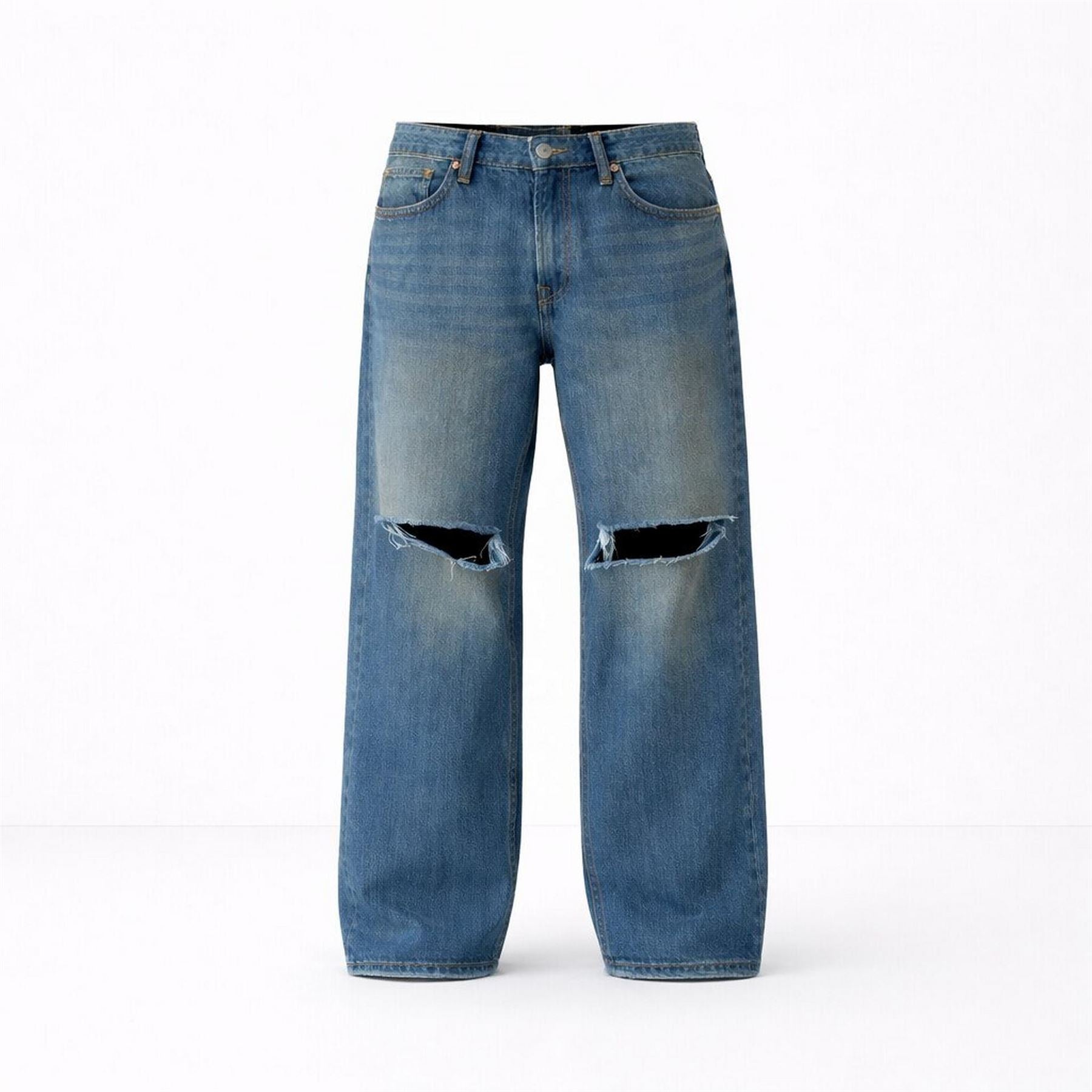 Firetrap Vinrip Straight Leg Jeans