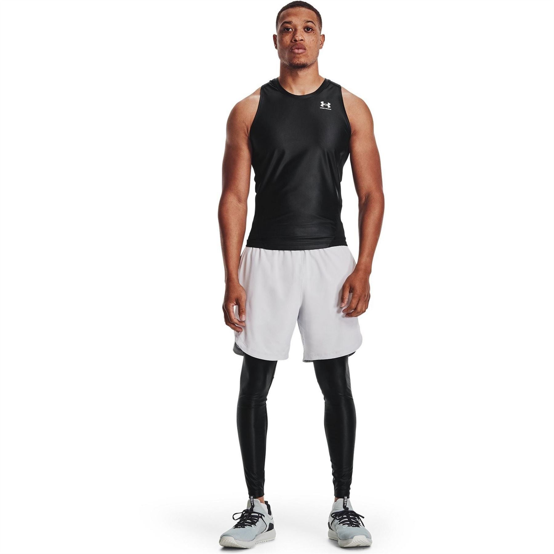 Under Armour Mens Armour Ua Hg Isochill Comp Tank Baselayer Top