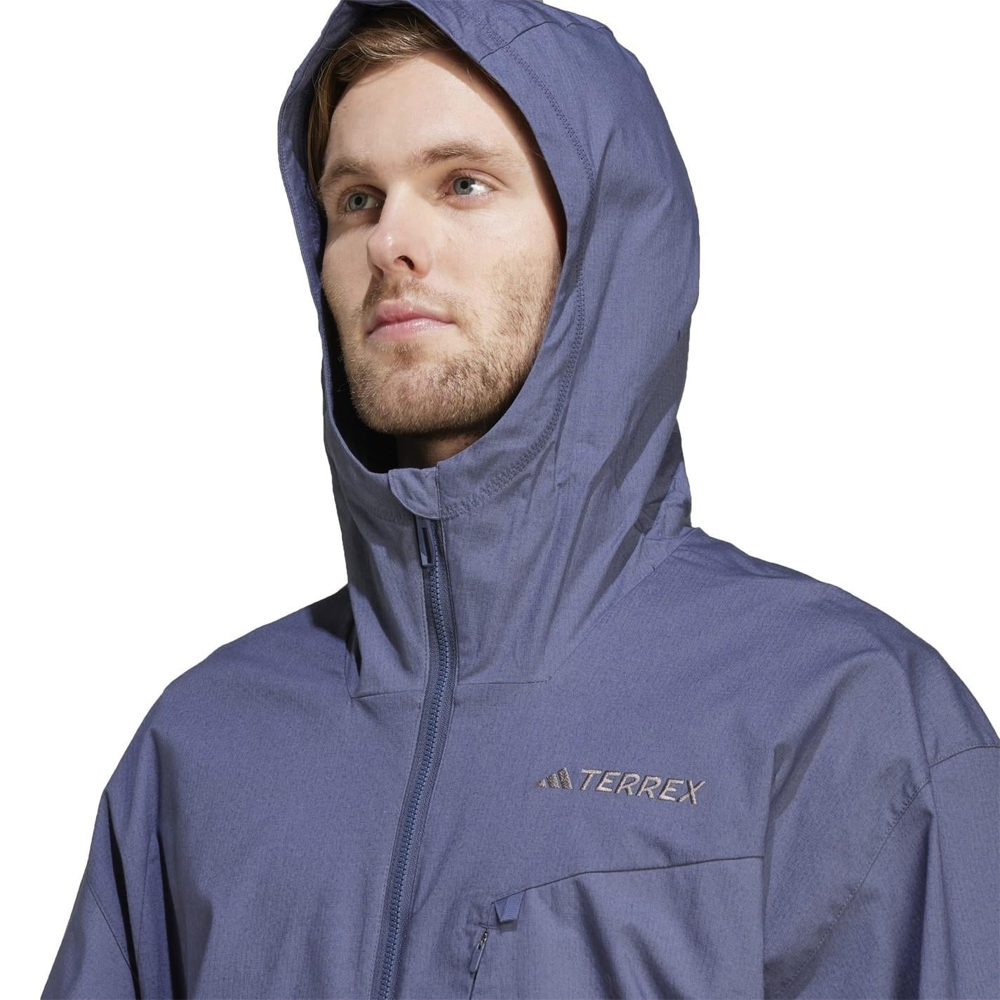 adidas Terrex Xploric Windproof Cotton Long Sleeve Rain Anorak