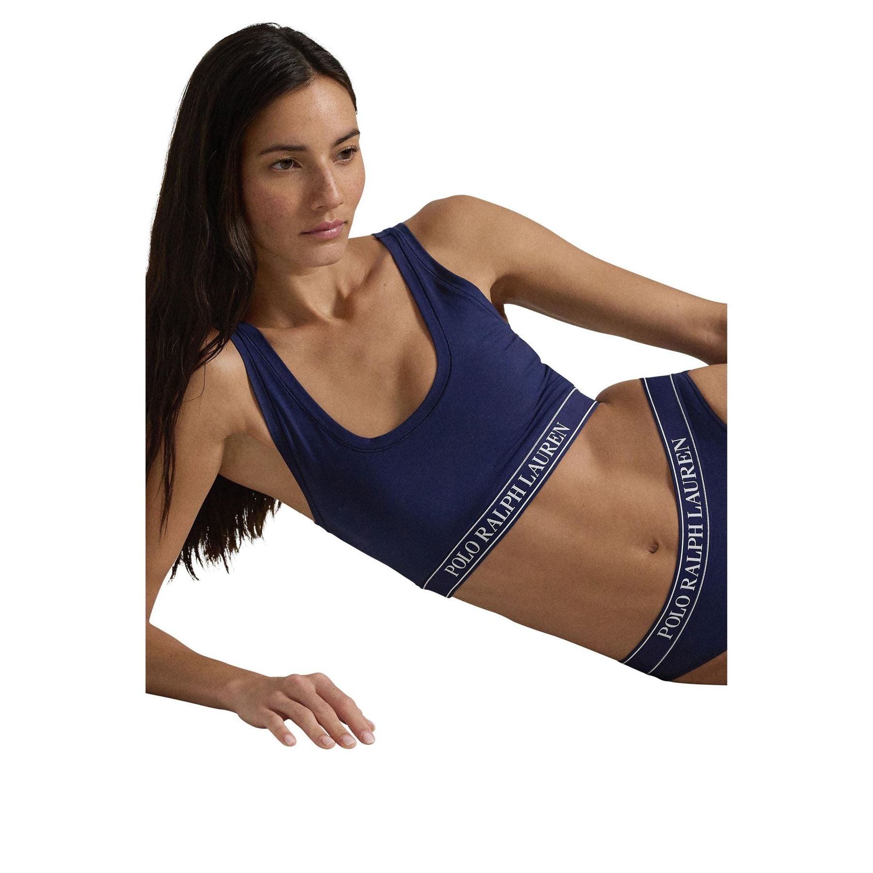 Polo Ralph Lauren Scoop Neck Cropped Bralette
