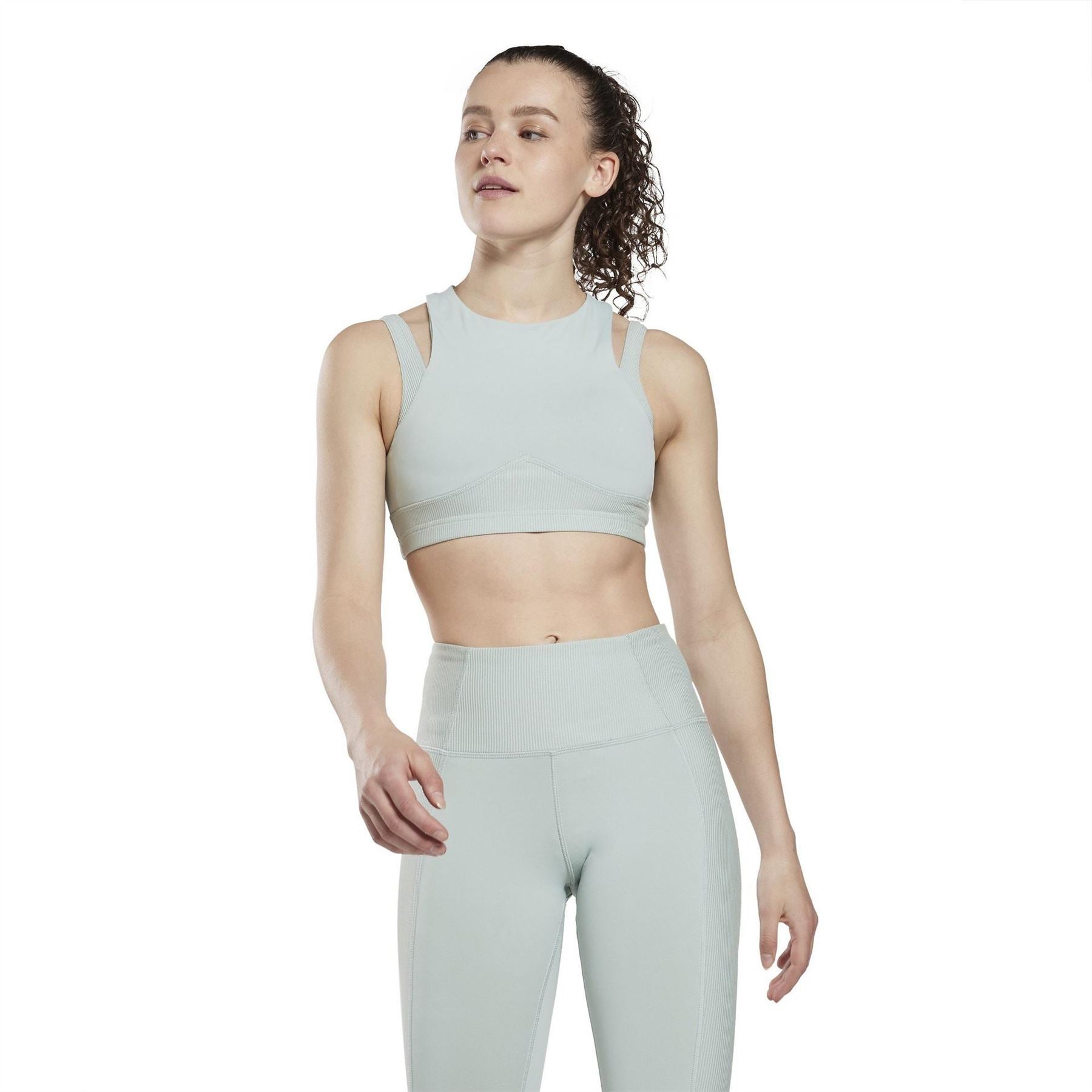 Reebok Womens S Layered Bra