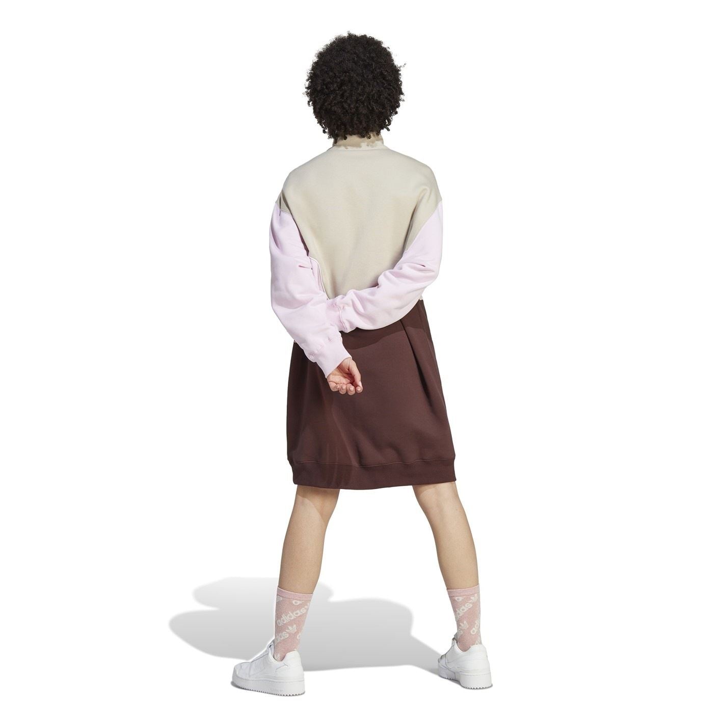 adidas Originals Womens Half Zip Sweat Dress