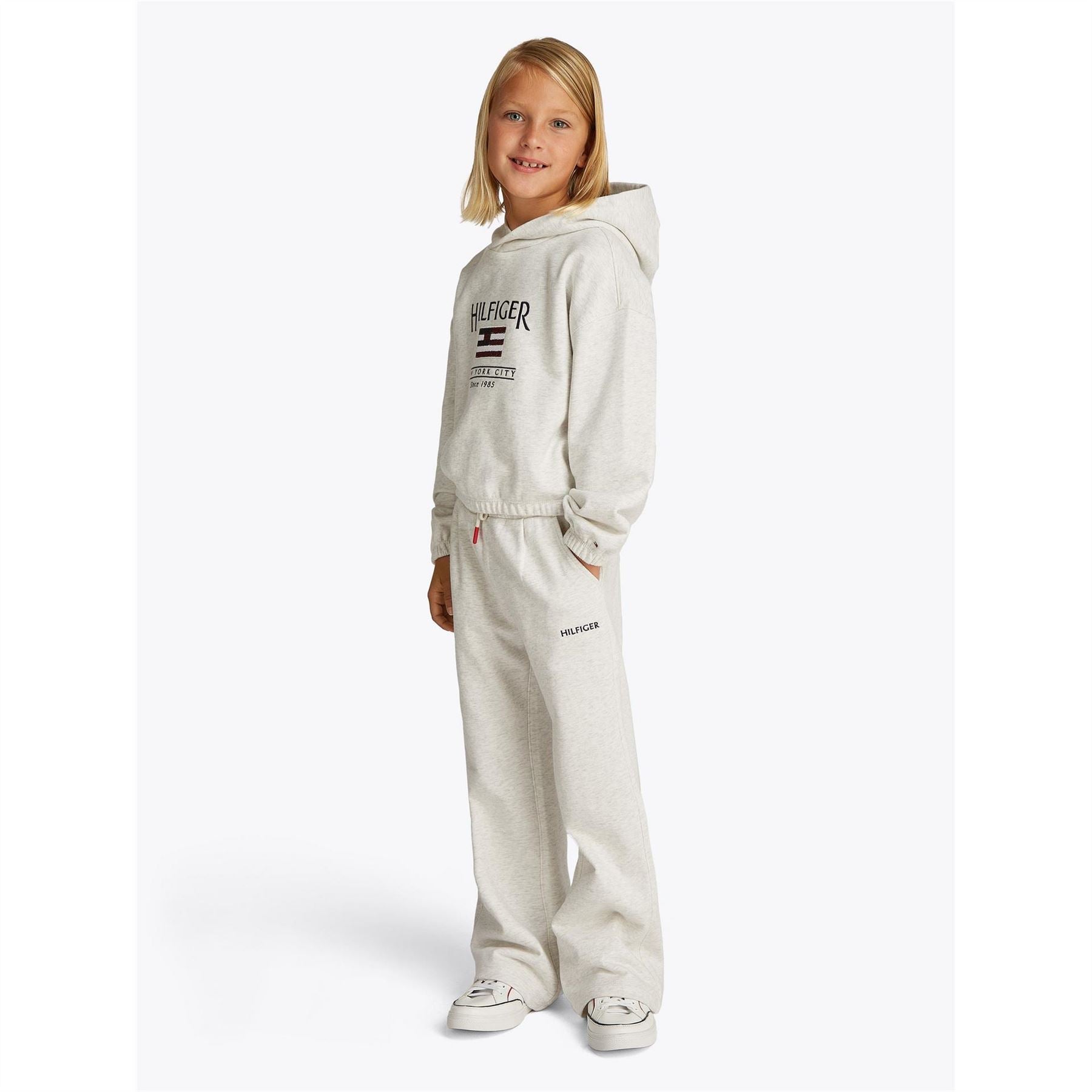 Tommy Hilfiger Flag Sequin Relaxed Fit Sweatshirt