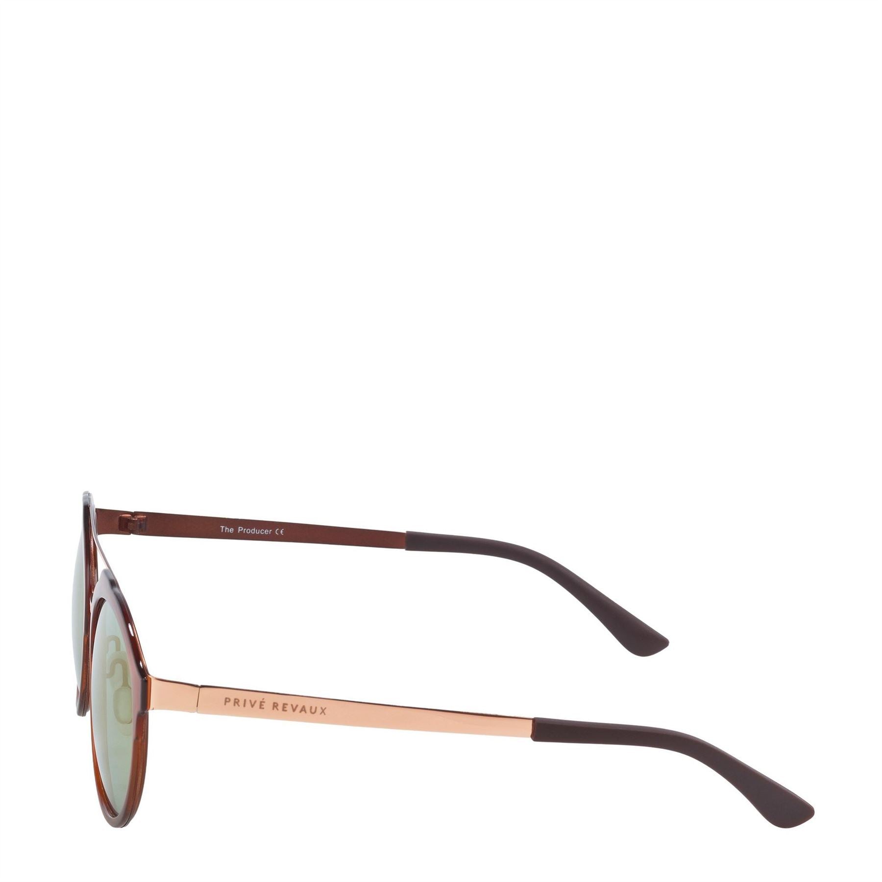 Prive Revaux R The Producer Round Full Rim Sunglasses