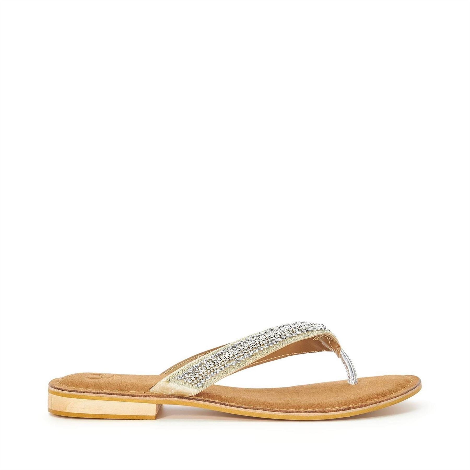Dune London Beaded Toe Post Sandals
