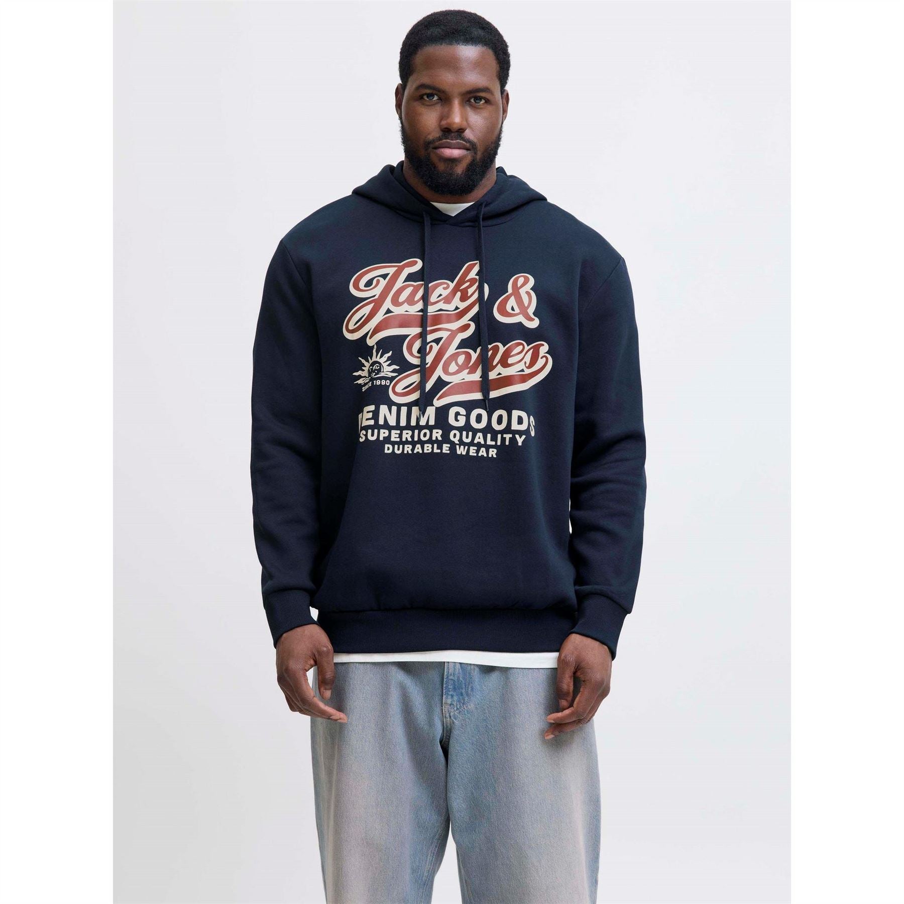 Jack and Jones + 2 Col Hoodie Sn62