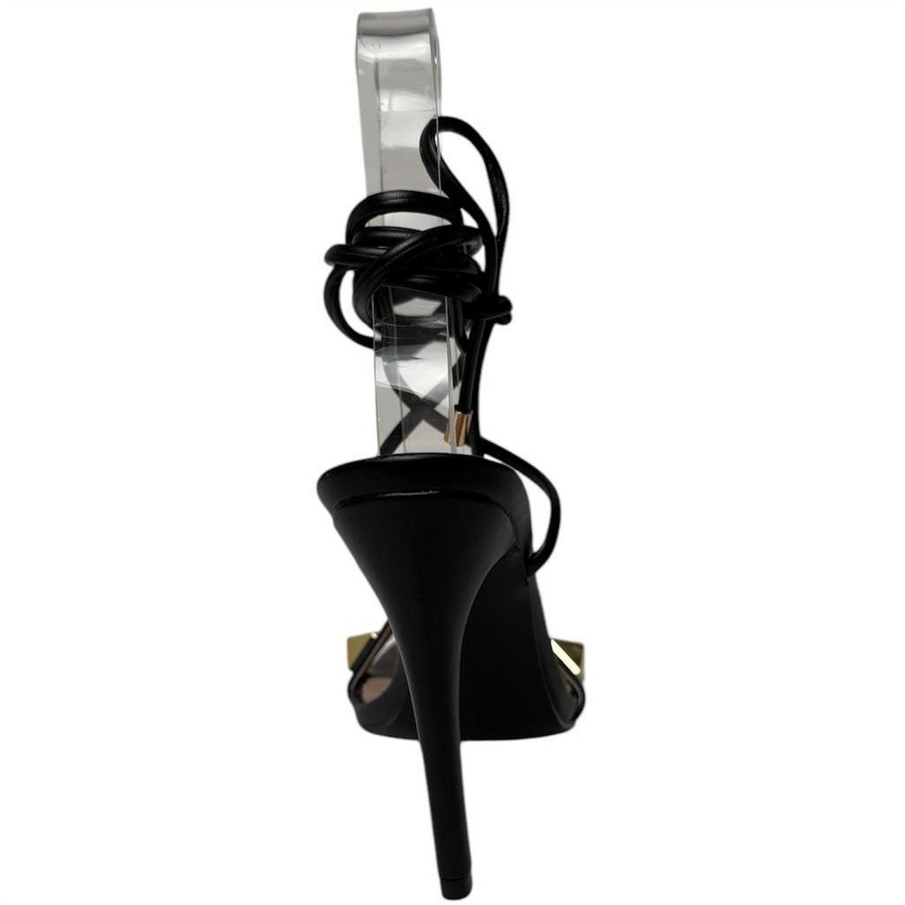 No Doubt Doub Stiletto Heel Open Toe Sandals