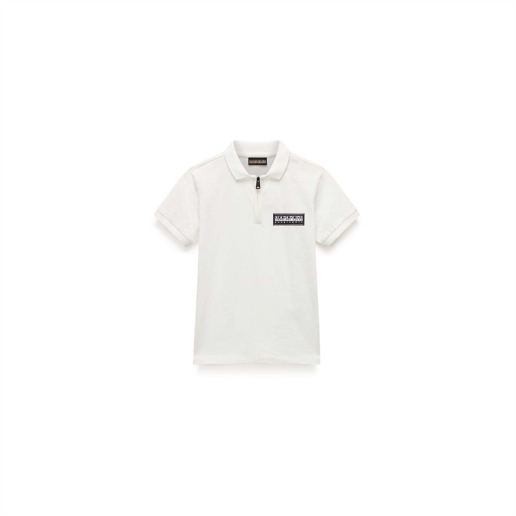 Napapijri Chamois White Heron Short Sleeve Polo Shirt