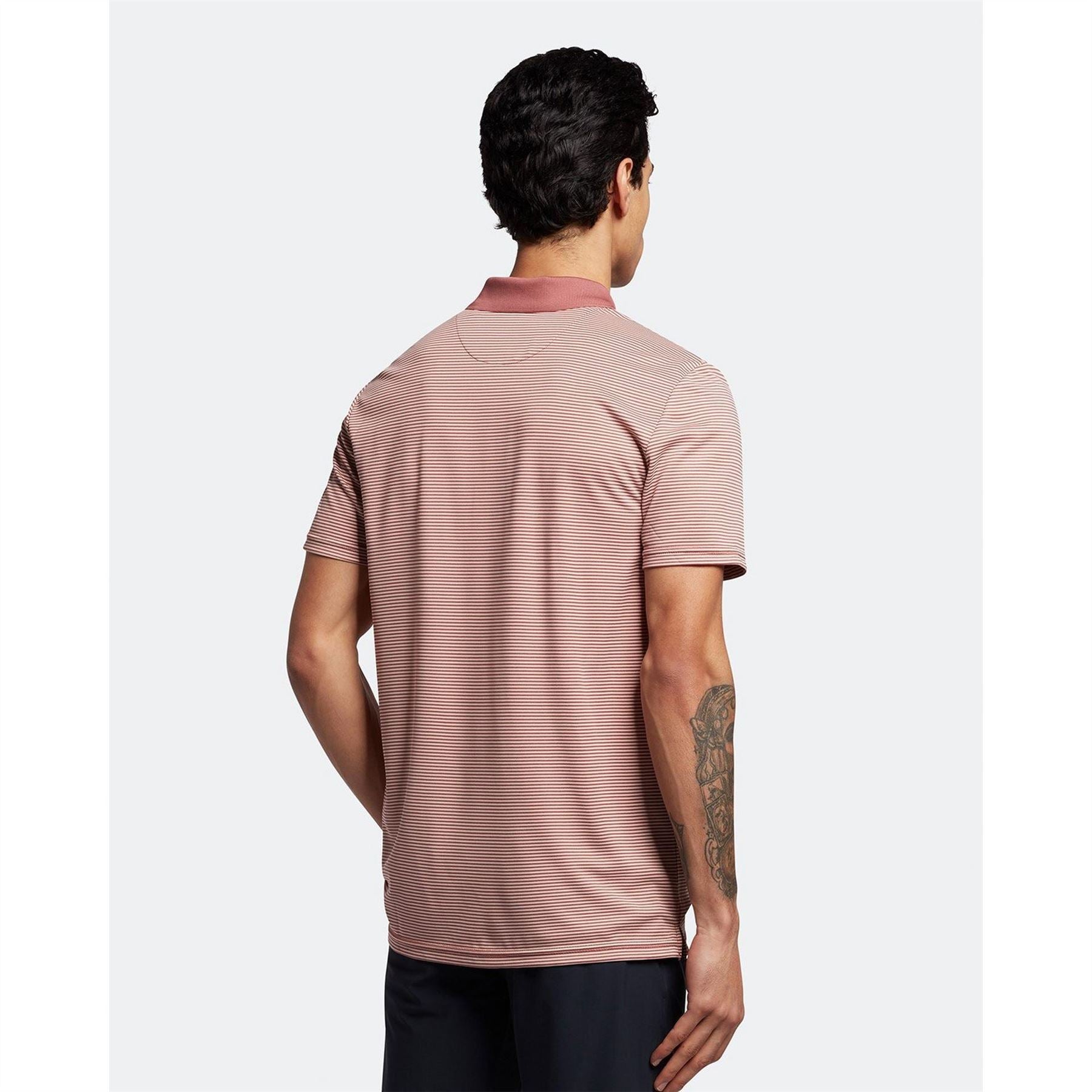 Lyle and Scott Microstripe Polo Shirt