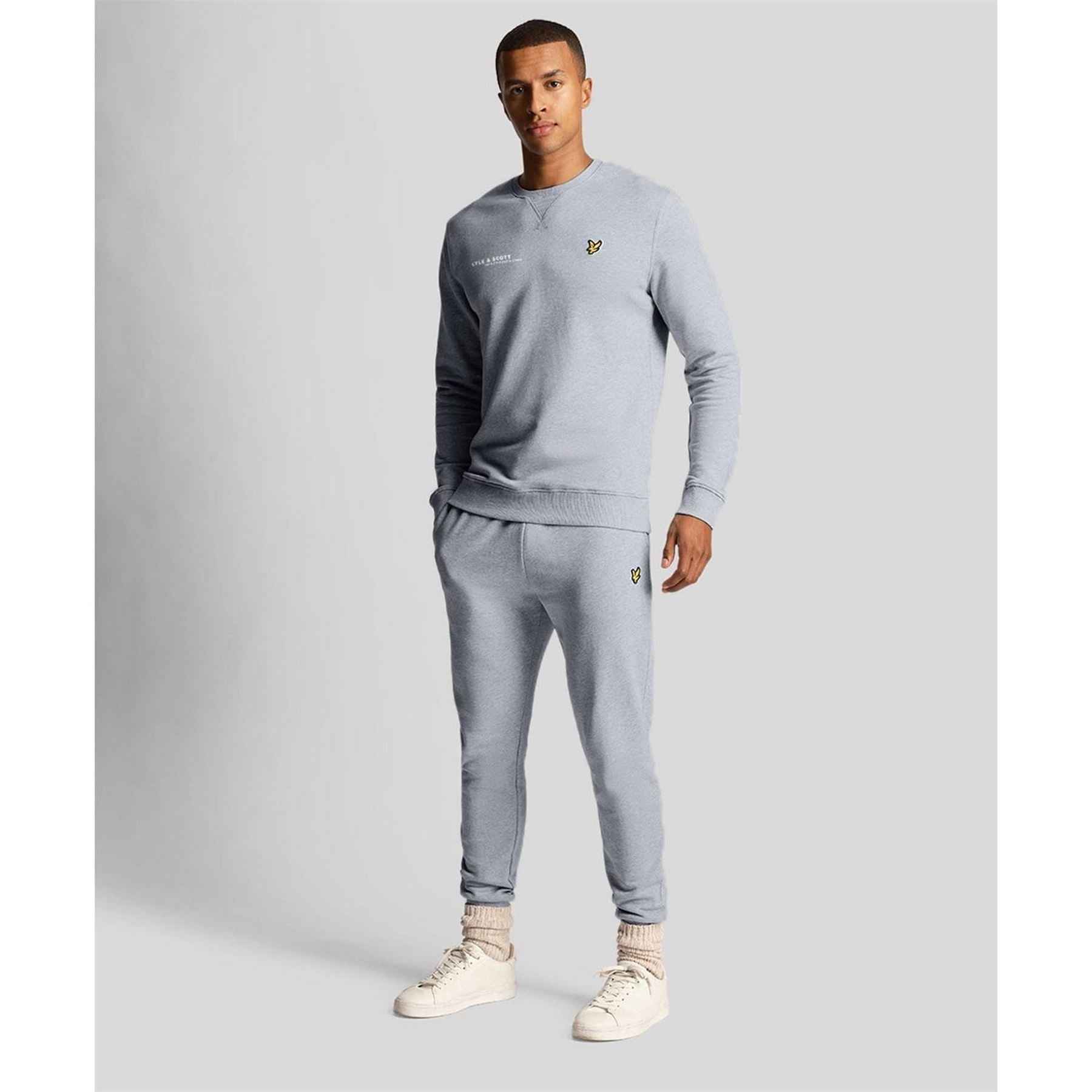 Lyle and Scott Ordinate Print Crewneck Sweatshirt
