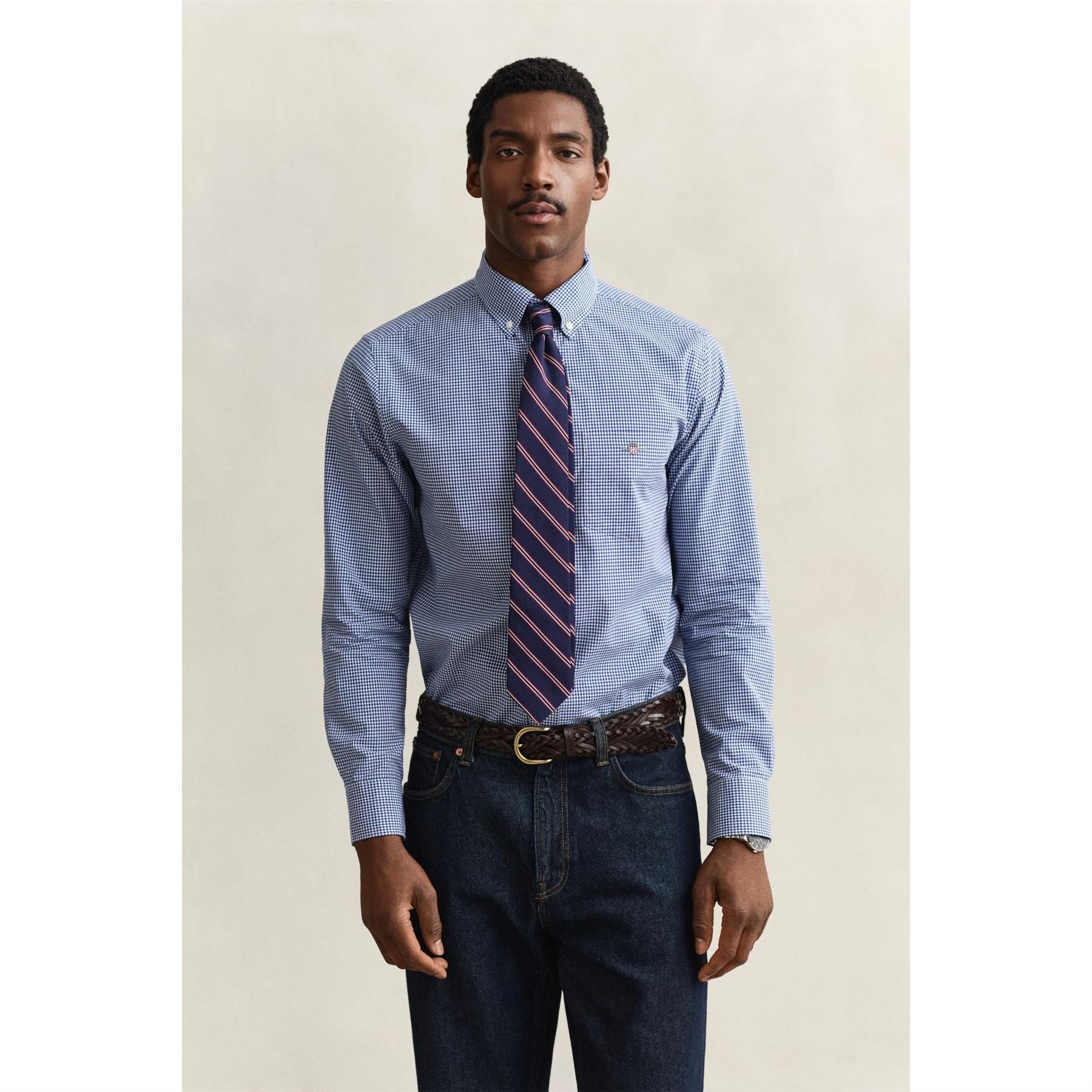 Gant Gingham Long Sleeve Button Down Collar Shirt