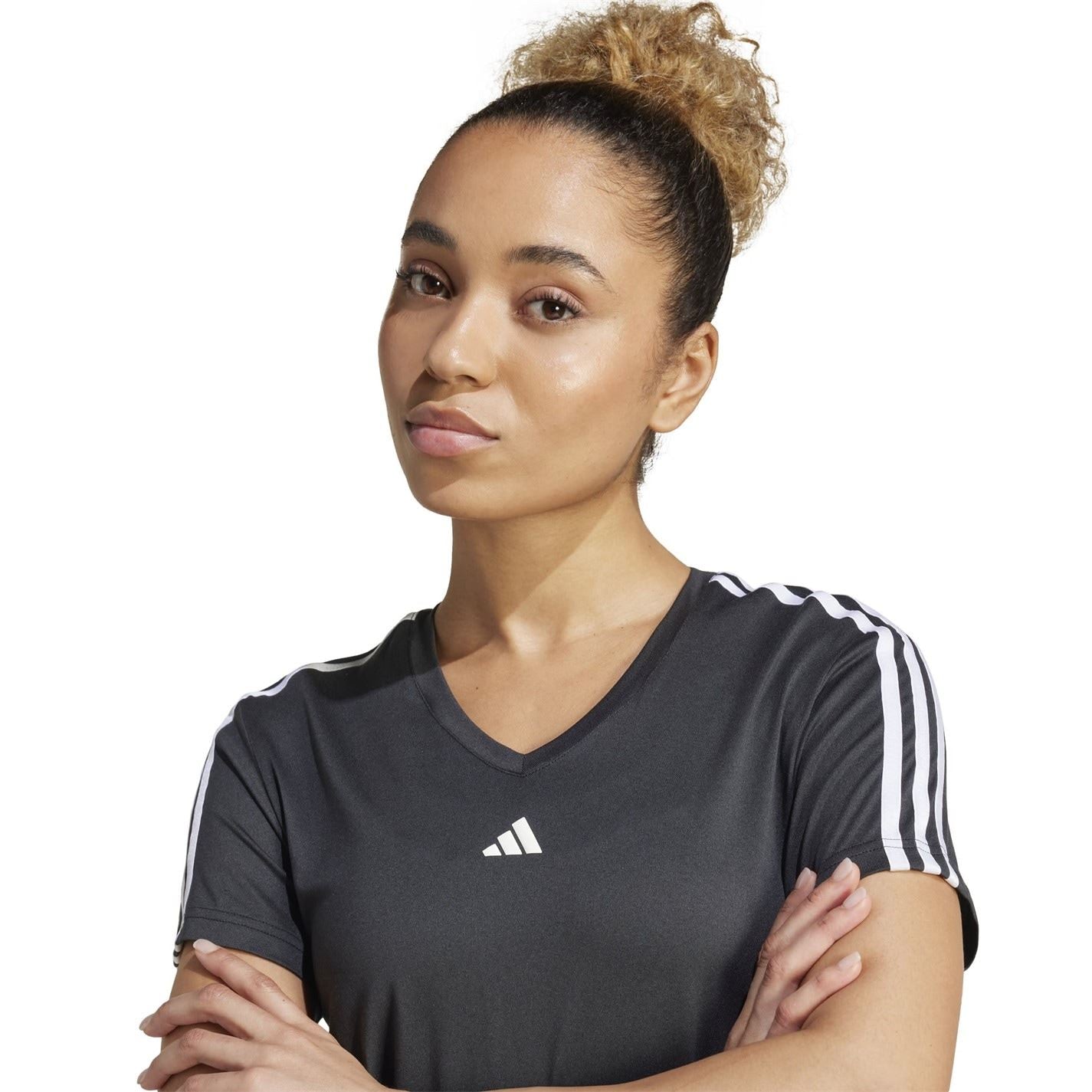adidas Womens Essentials 3 Stripes T-Shirt