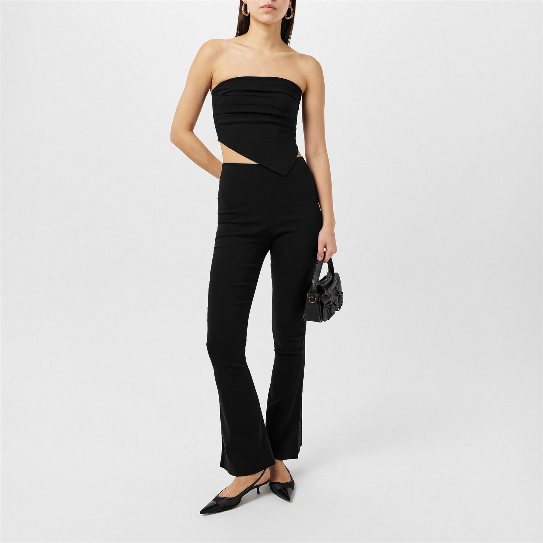 Missy Empire Womens Bengaline Corset Top