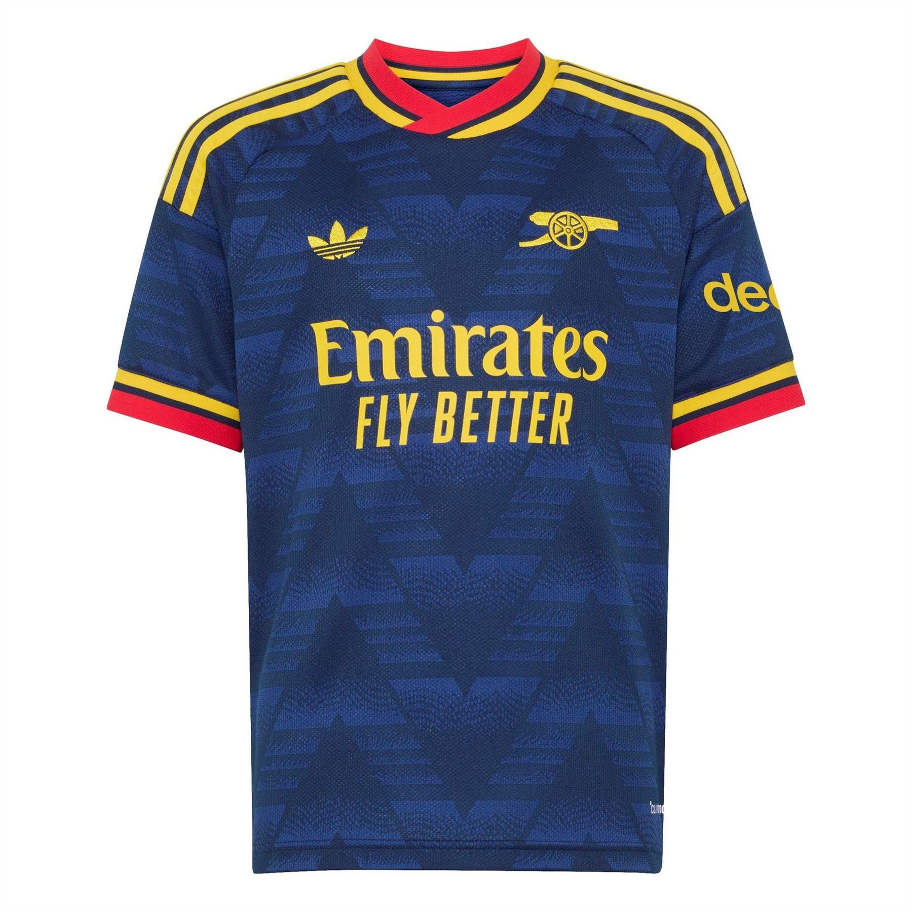 adidas Arsenal Away 24 25 Aeroready Short Sleeve V Neck Football Shirt
