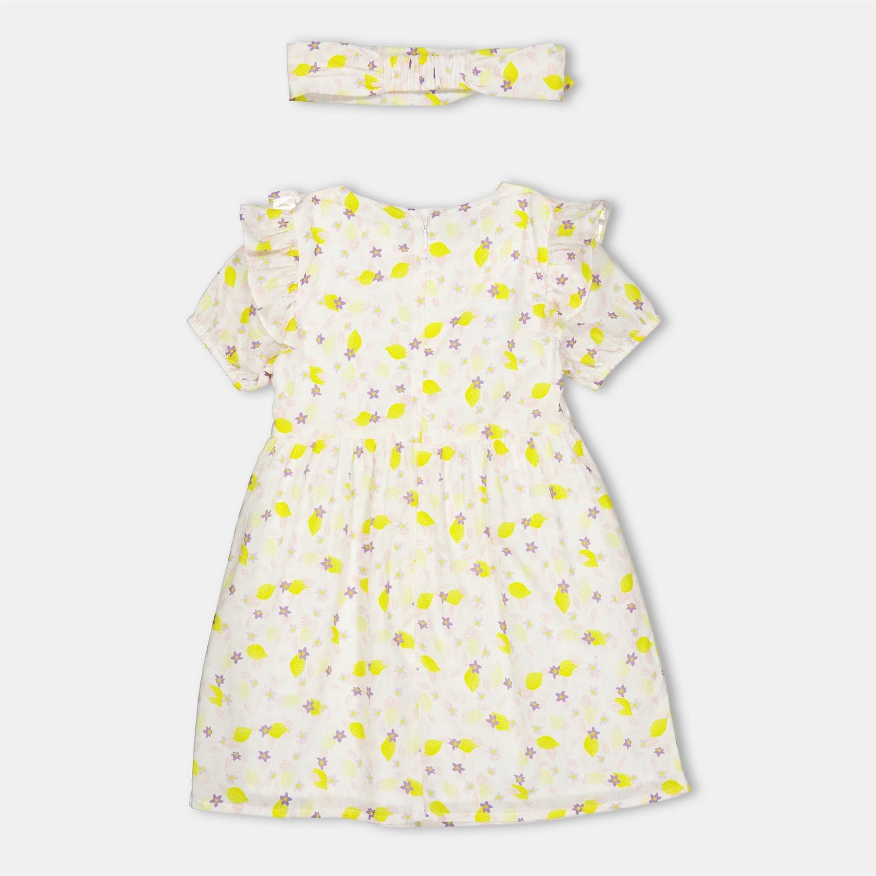 Carrement Beau Short Sleeve A-Line Dress and headband Set