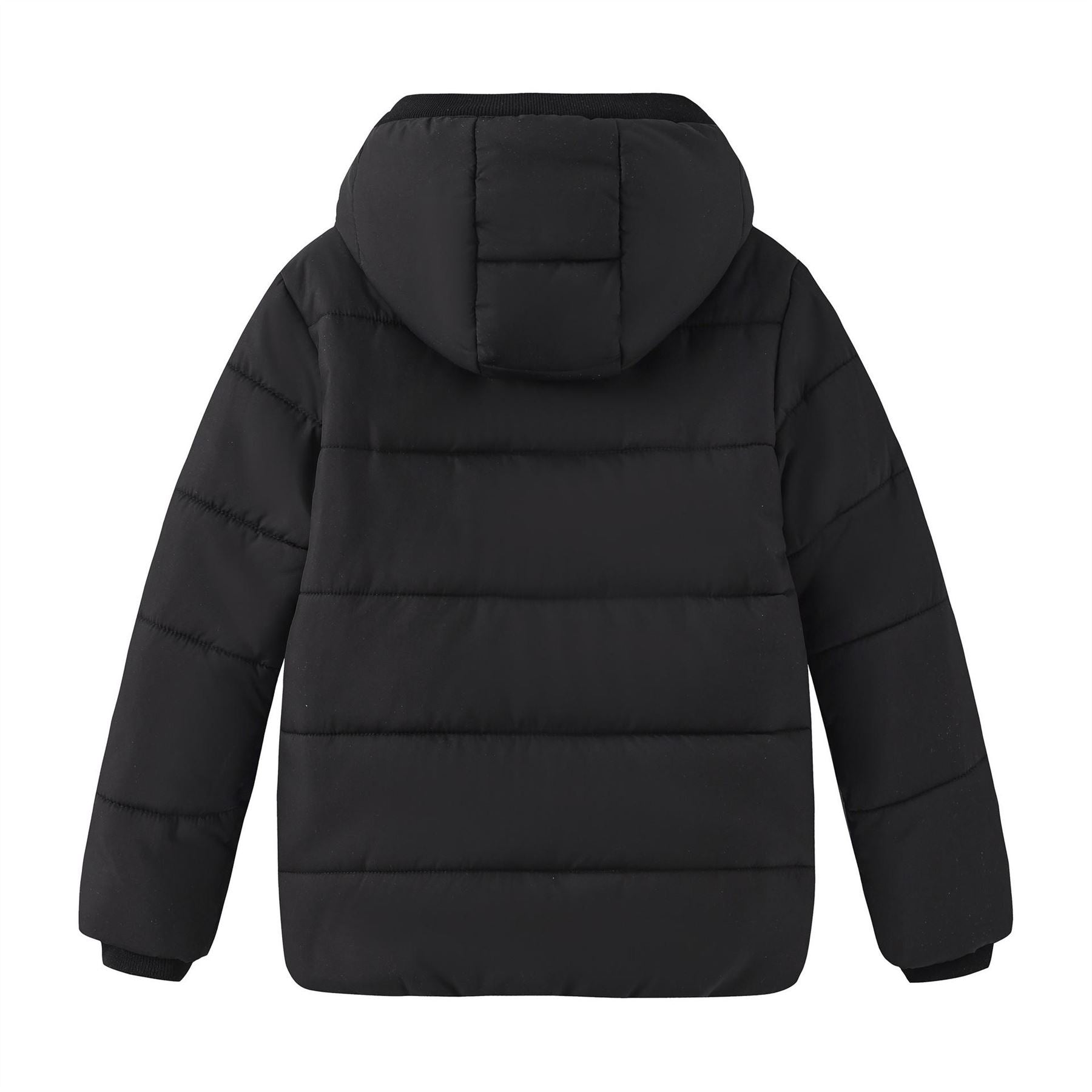 Character  Hooded Long Sleeve Padded Puffer Jacket