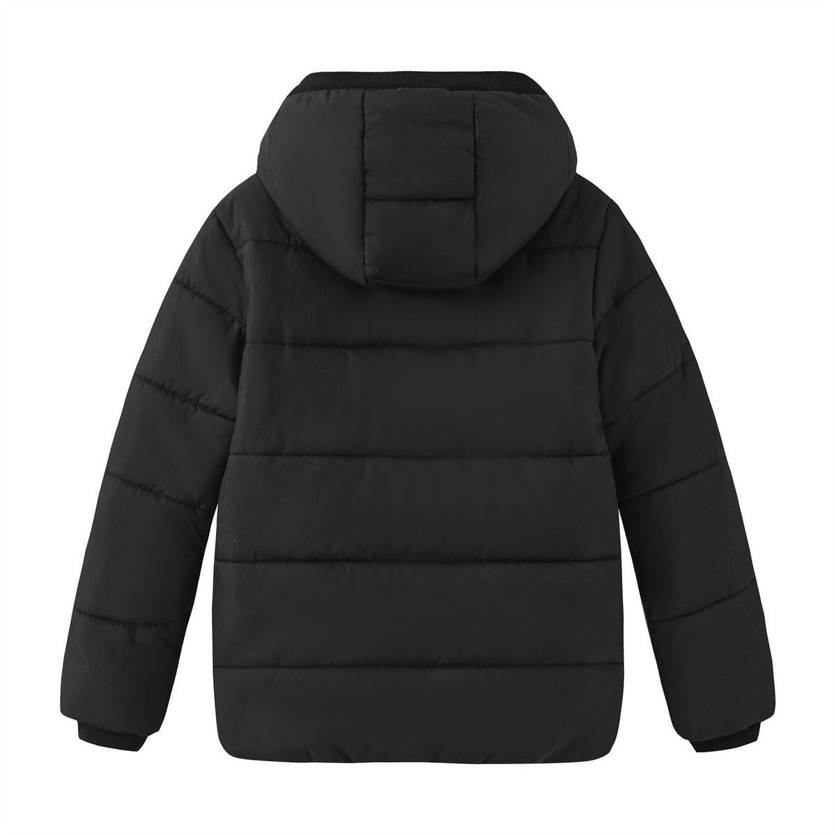 Character  Hooded Long Sleeve Padded Puffer Jacket
