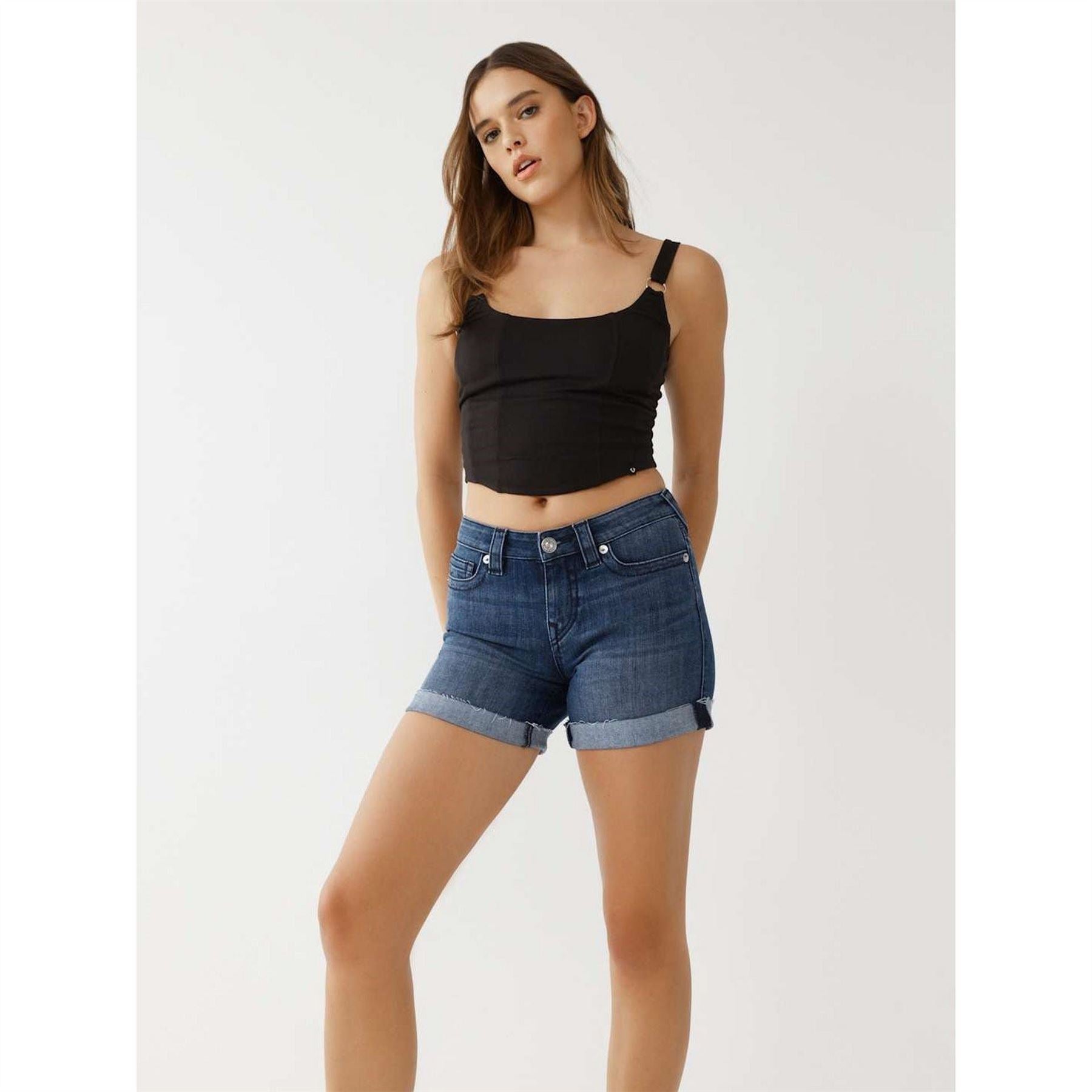 True Religion Womens Jayde Sun Shorts