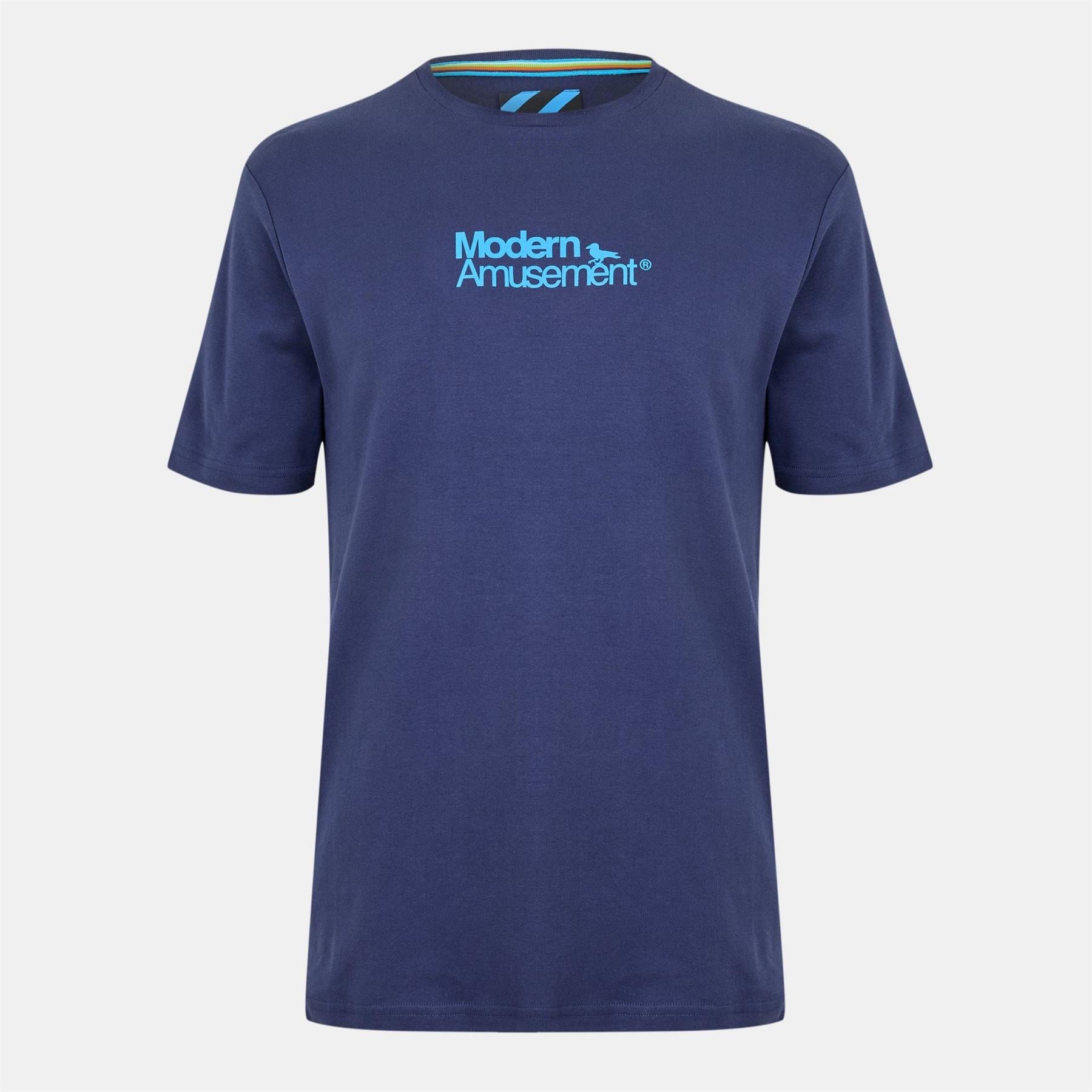 Modern Amusement Slogans Lettering Regular Fit T-Shirt