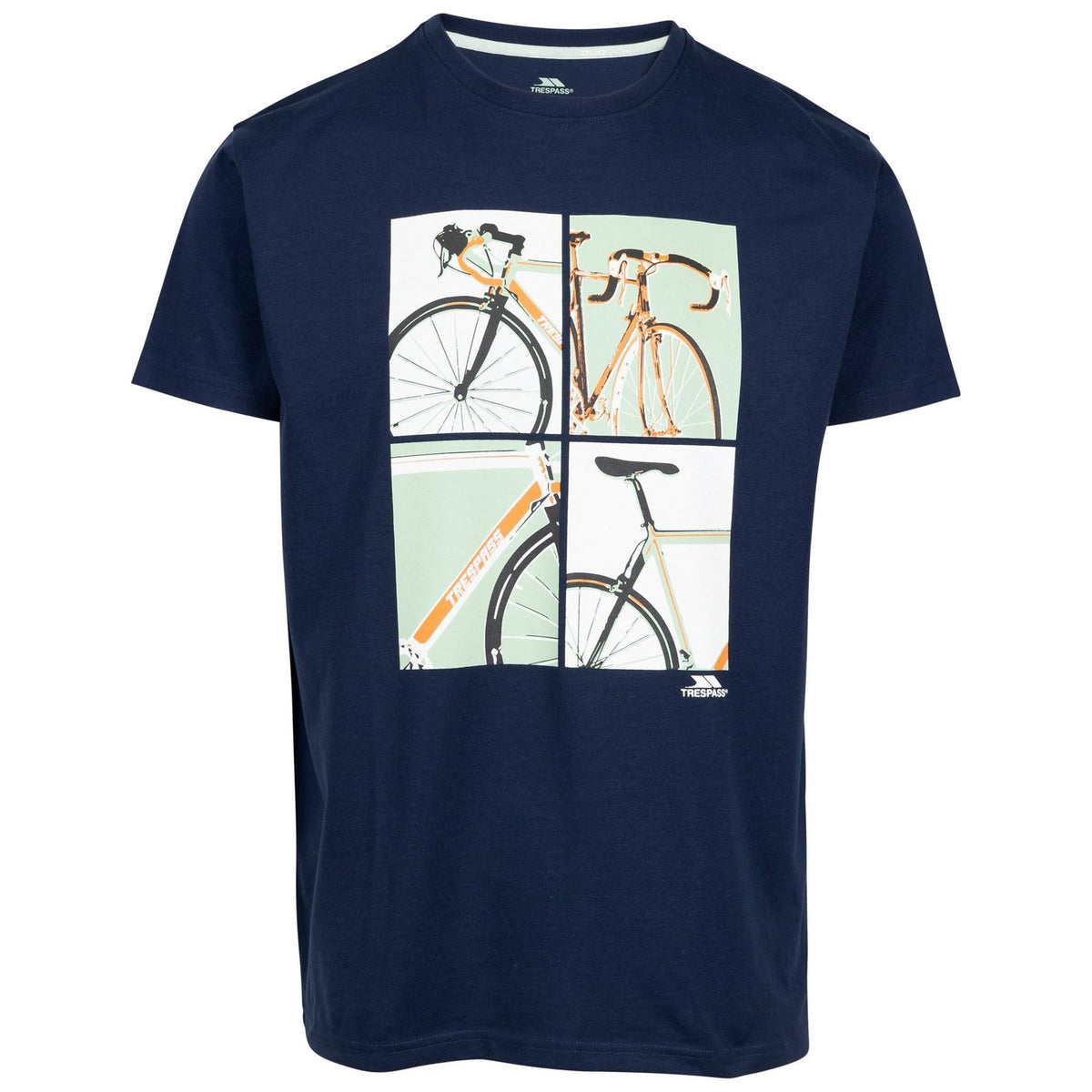 Trespass Bicycle Graphic Crew Neck Short Sleeve Jersey T-Shirt