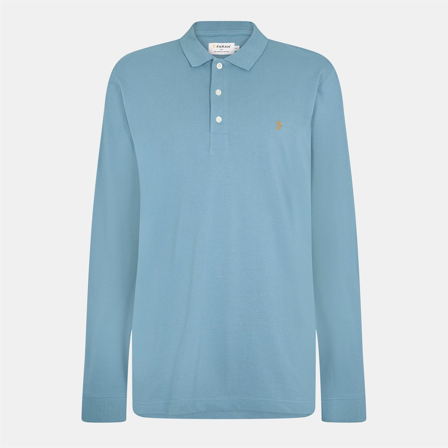 Farah Long Sleeve Regular Fit Polo Shirt