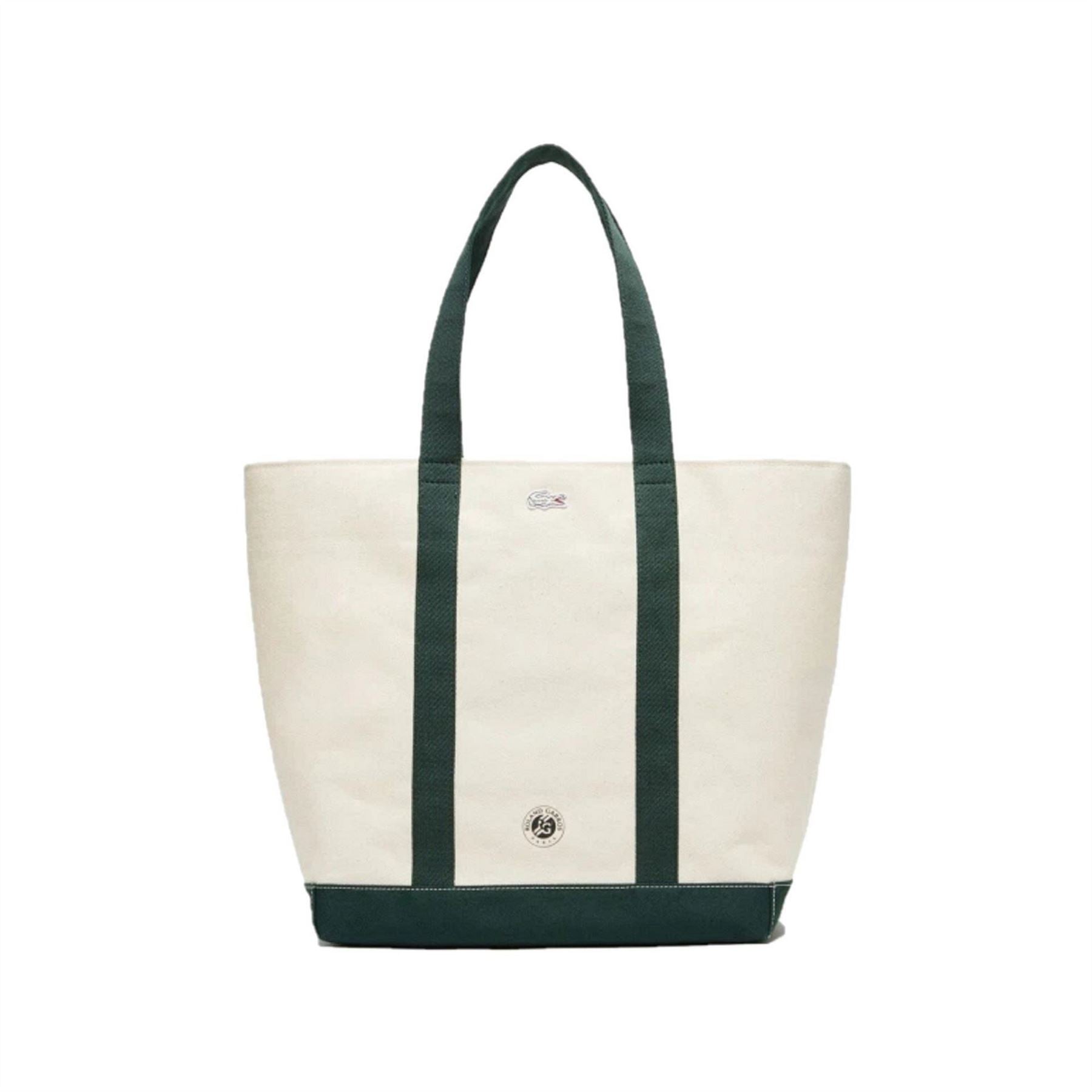 Lacoste Top Handle Tote Bag with Embroidery