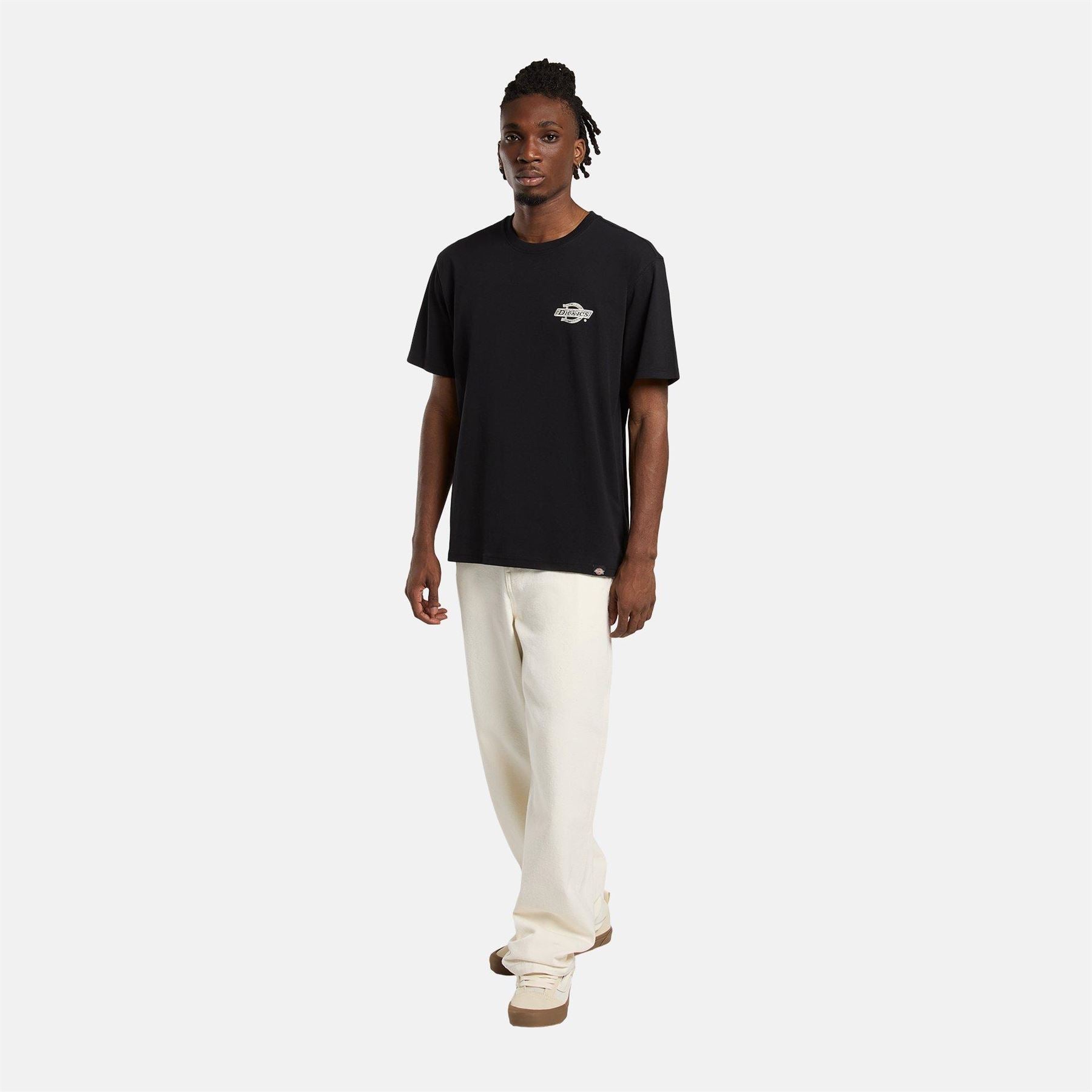 Dickies Wood Horseshoe Logo Print Regular Fit Crew Neck Short Sleeve T-Shirt