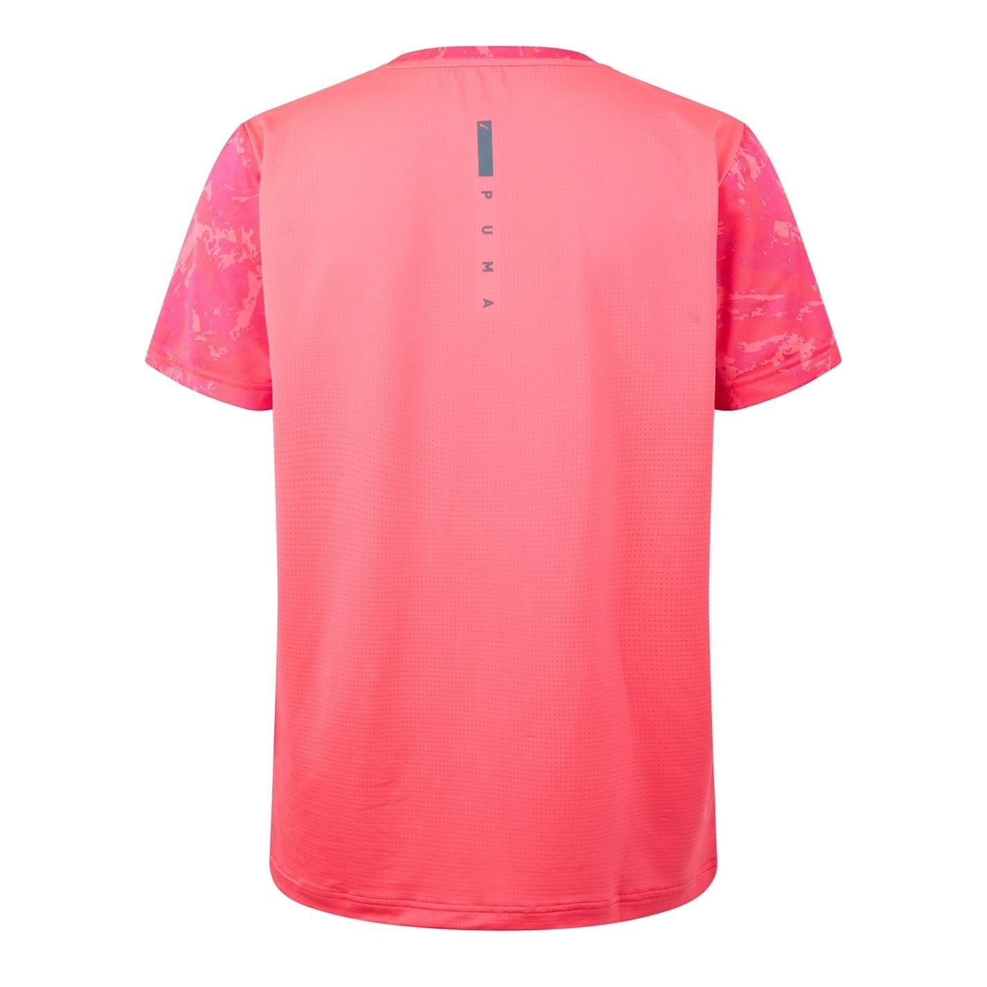 Puma Mens Train All Day Camo Tee Speed Brights Gym Top