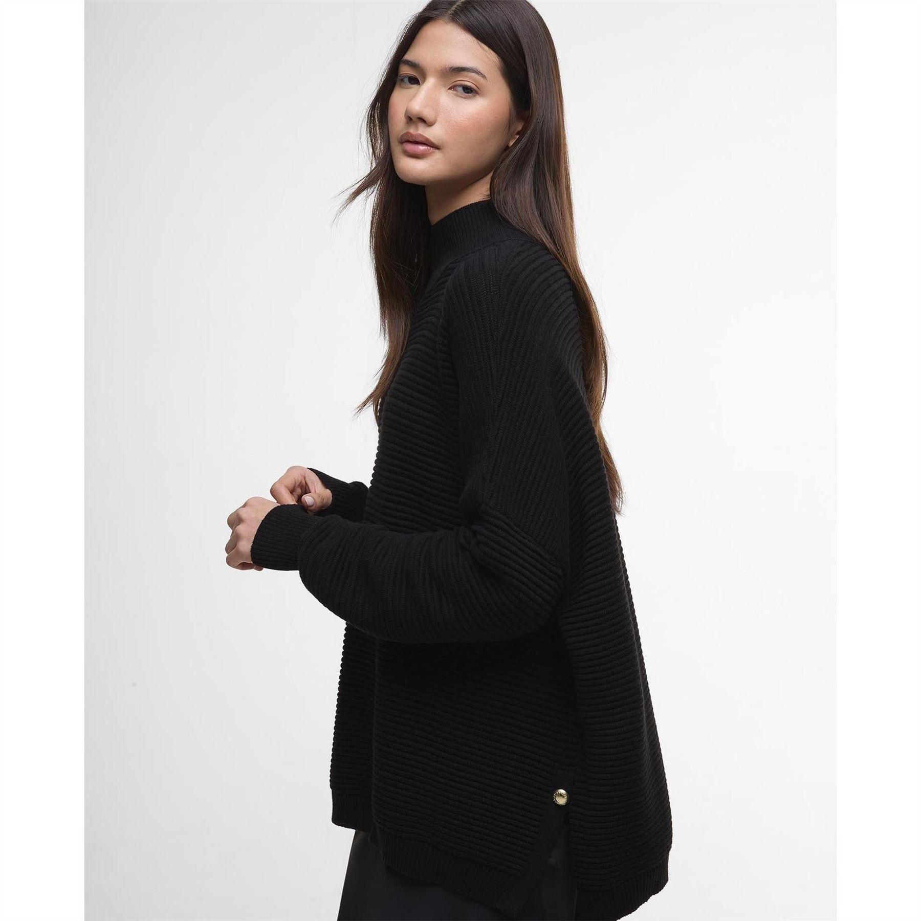 Barbour International Funnel Neck Jumper