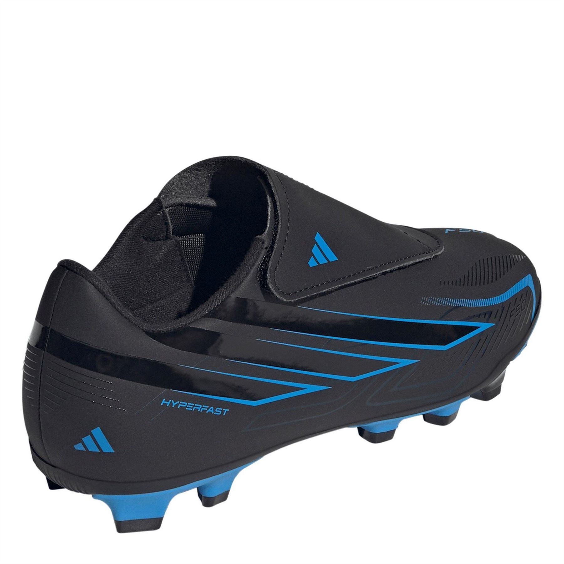adidas Hyperfast Club Velcro Firm Ground Football Boots Juniors