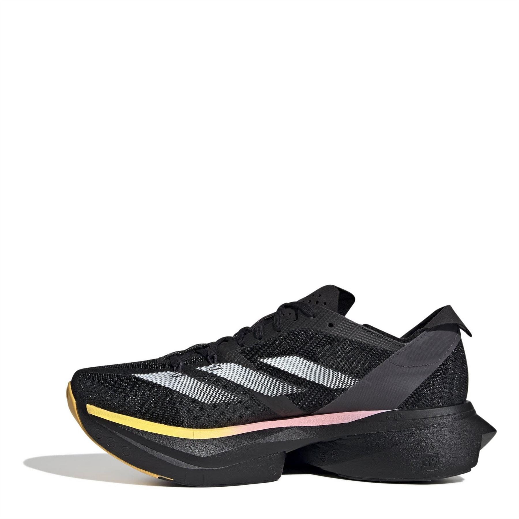 adidas Adizero Adios Pro 3 Lace-Up Road Running Sneakers