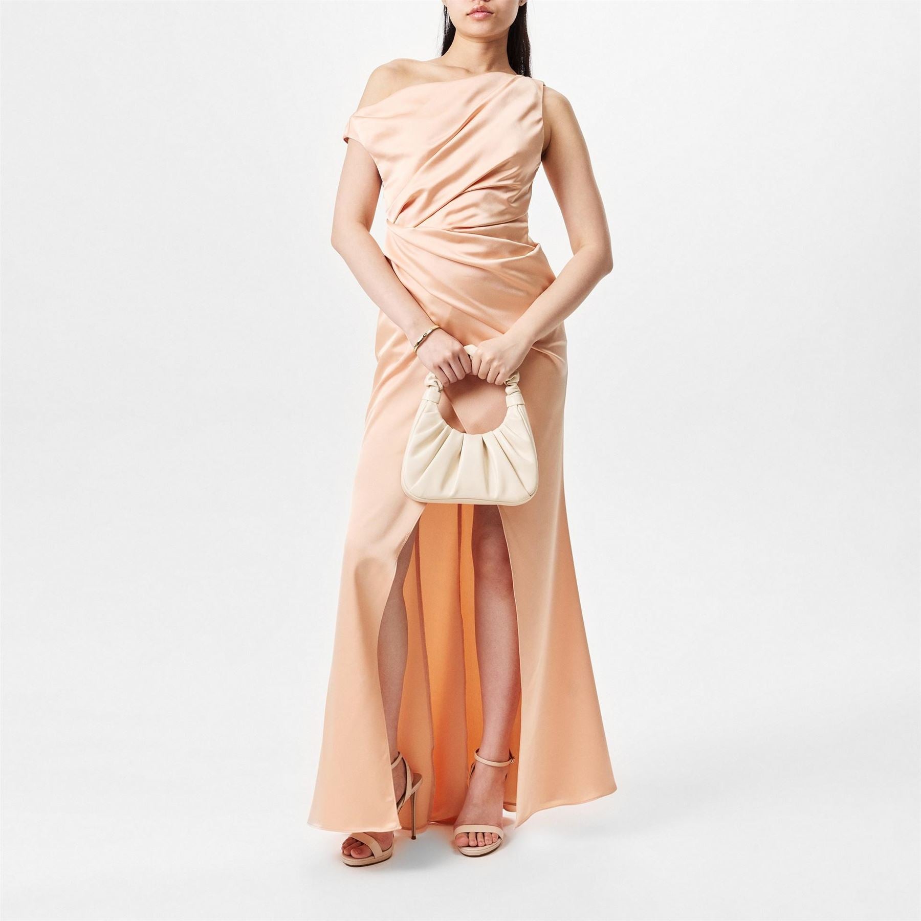 Jarlo Gianna One Shoulder Maxi Slip Dress