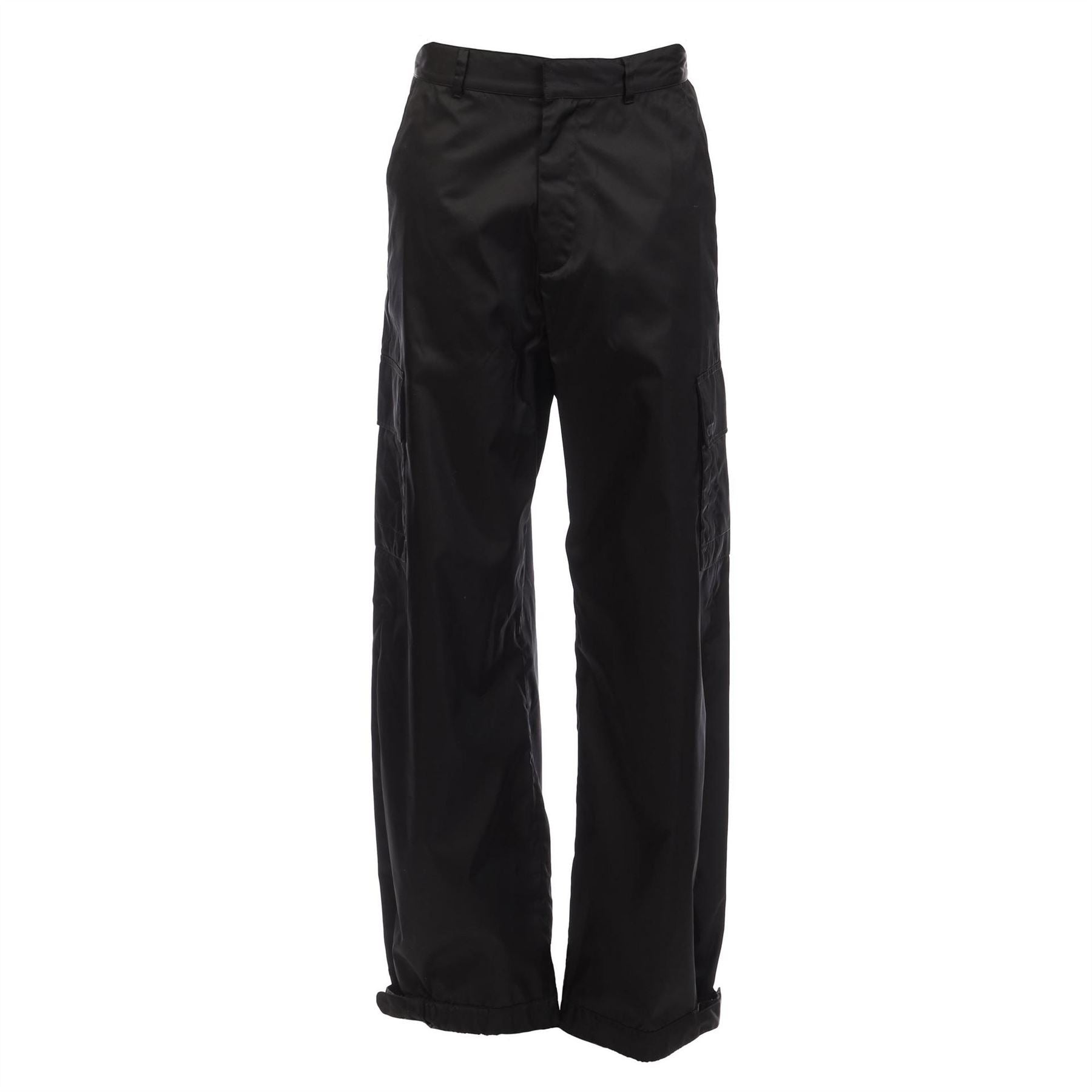 Off White Nylon Cargo Pants