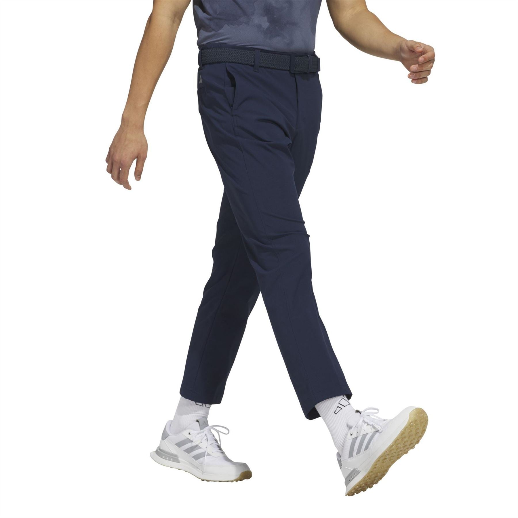 adidas Nylon Bold Logo Solid Patterned Slim Chinos