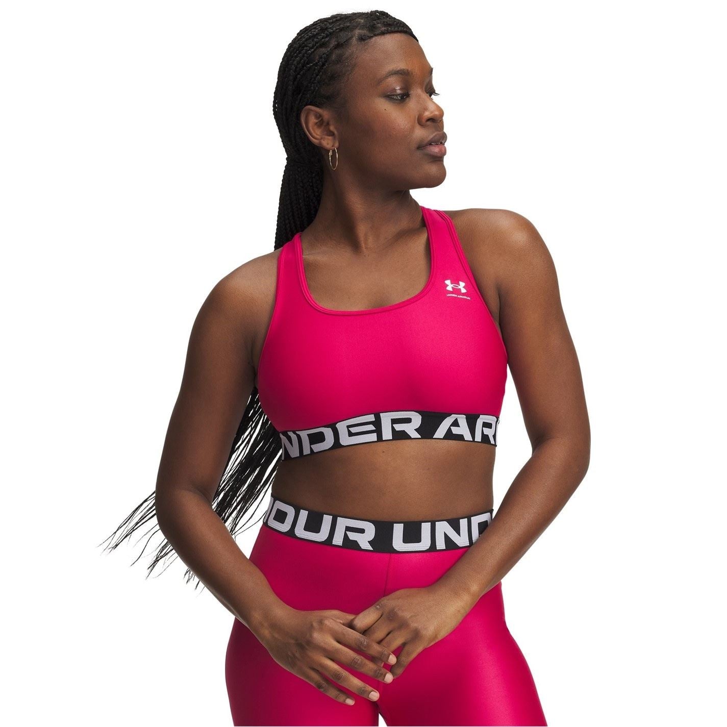 Under Armour Womens Armour Heatgear® Armour Mid Branded Sports Bra