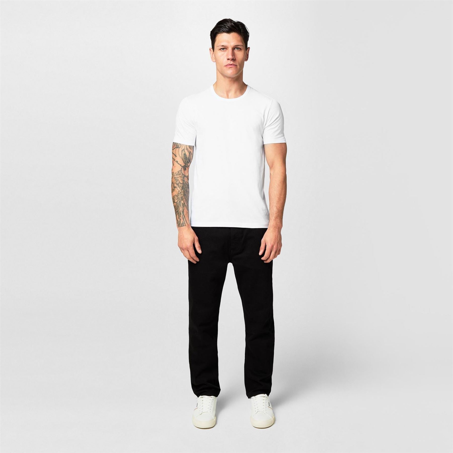Boss BOSS Bodywear 3 Pack Premium Cotton T Shirts   Crew Neck