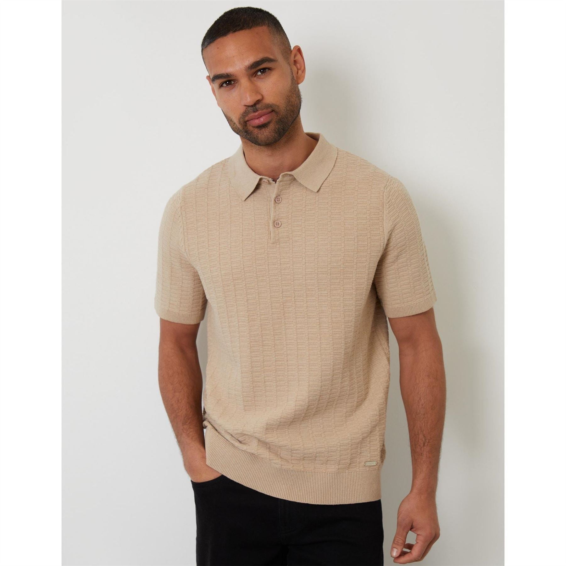 Threadbare Halliwell Collared Short Sleeve Polo Shirt