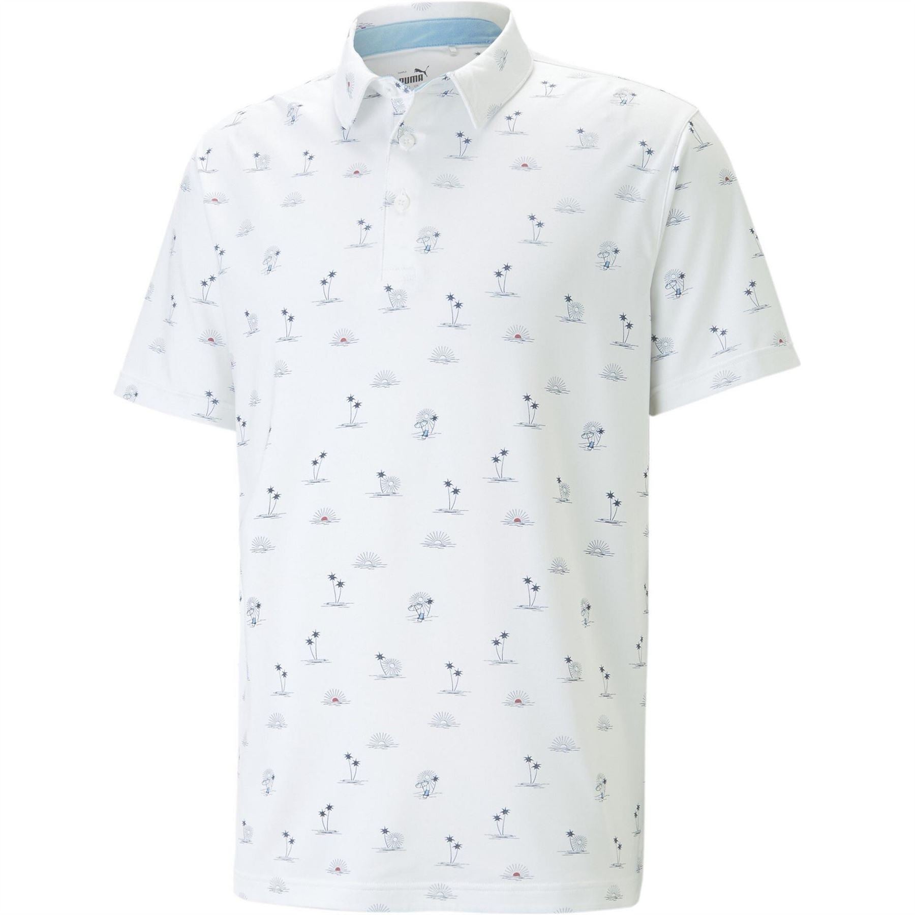 Puma Mens Cloudspun Horizons Golf Polo Shirt