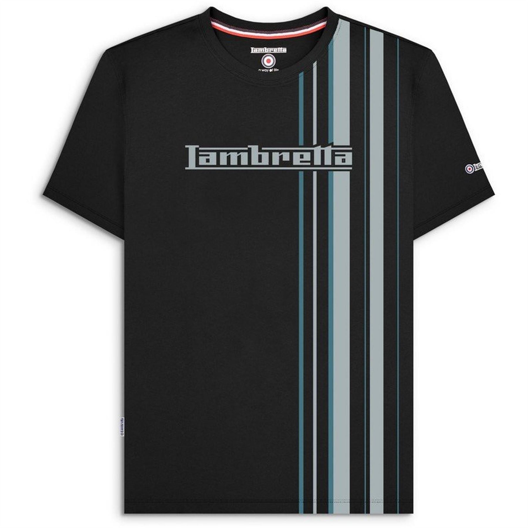 Lambretta Regular Fit Crew Neck Short Sleeve T-Shirt