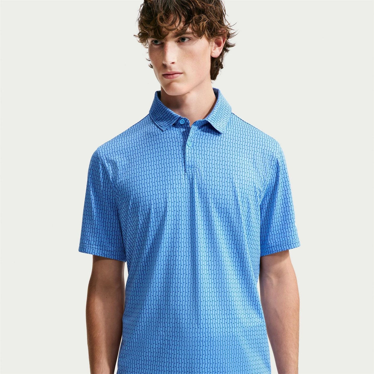 Nike Velocity Collared Neck Short Sleeve Regular Fit Shirt