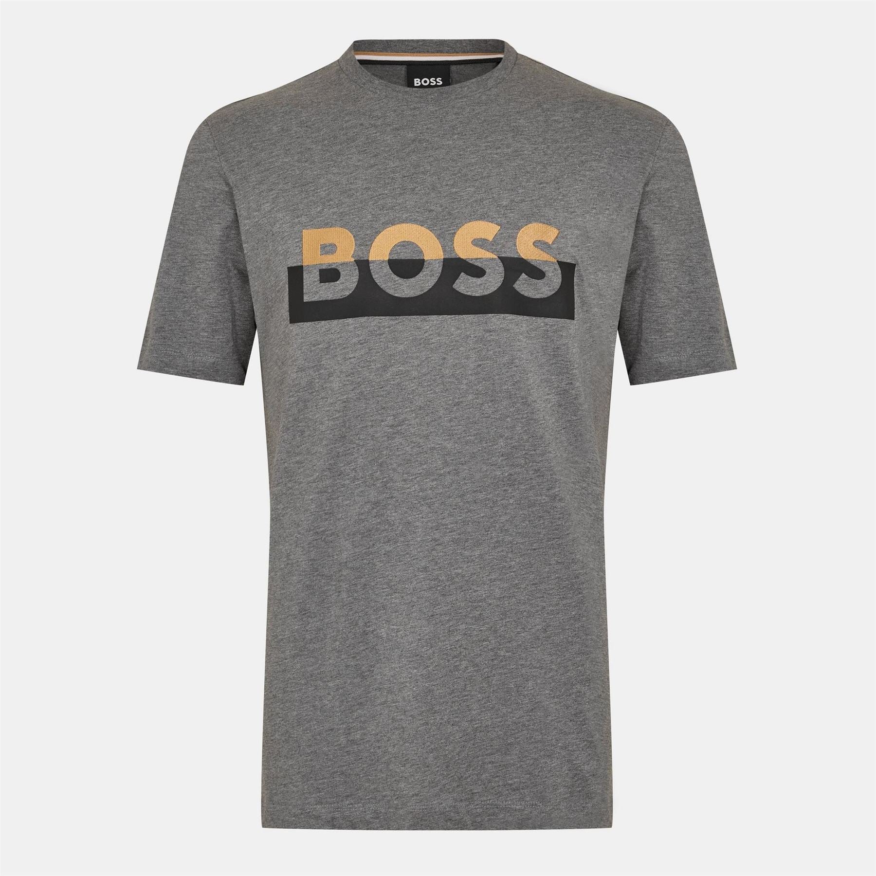 Boss Regular Fit Lettering Crew Neck T-Shirt