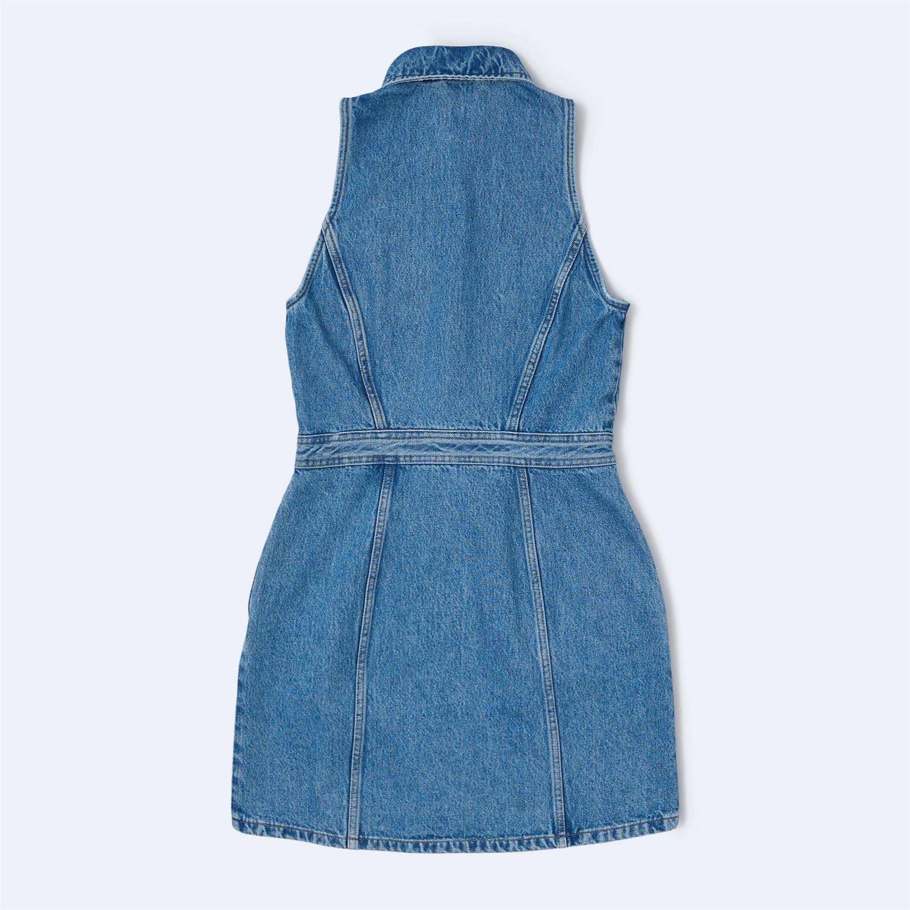 Dr Denim Kinsley Collared Neck Mini Dress