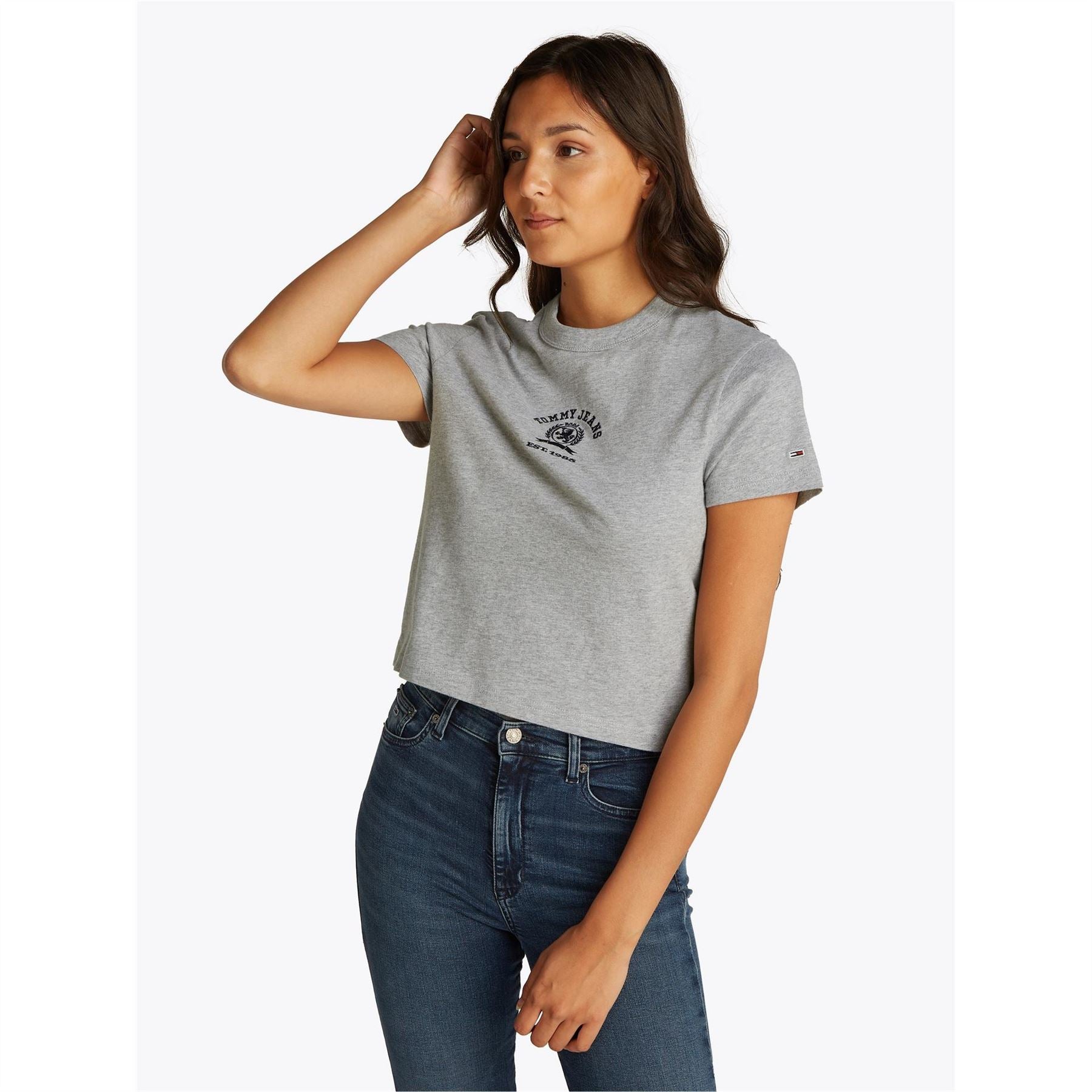 Tommy Jeans Varsity Regular Fit Cropped T-Shirt