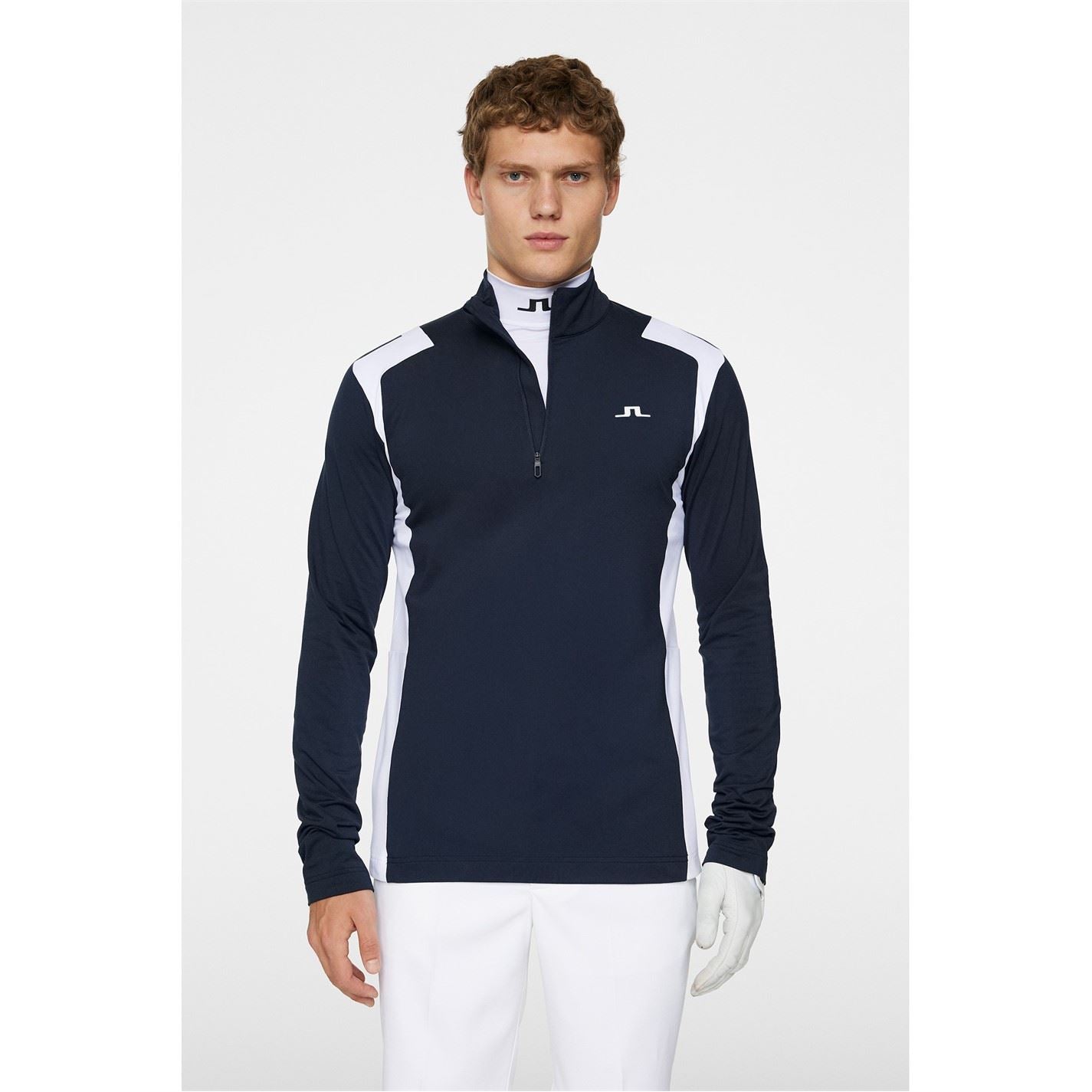 J Lindeberg Golf Lukas Quarter Zip Pullover Jumper