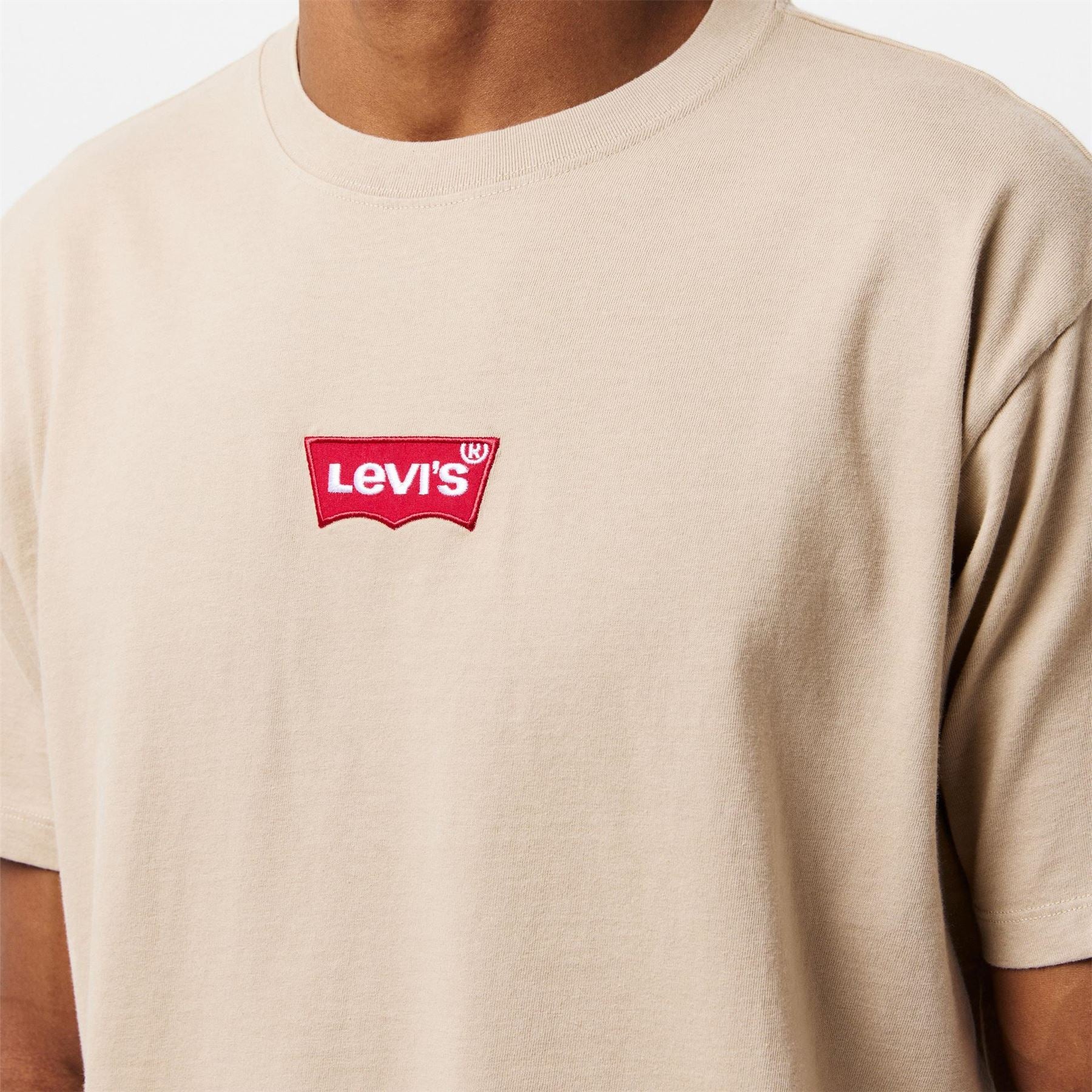 Levis Bold Logo Crew Neck Short Sleeve Jersey T-Shirt